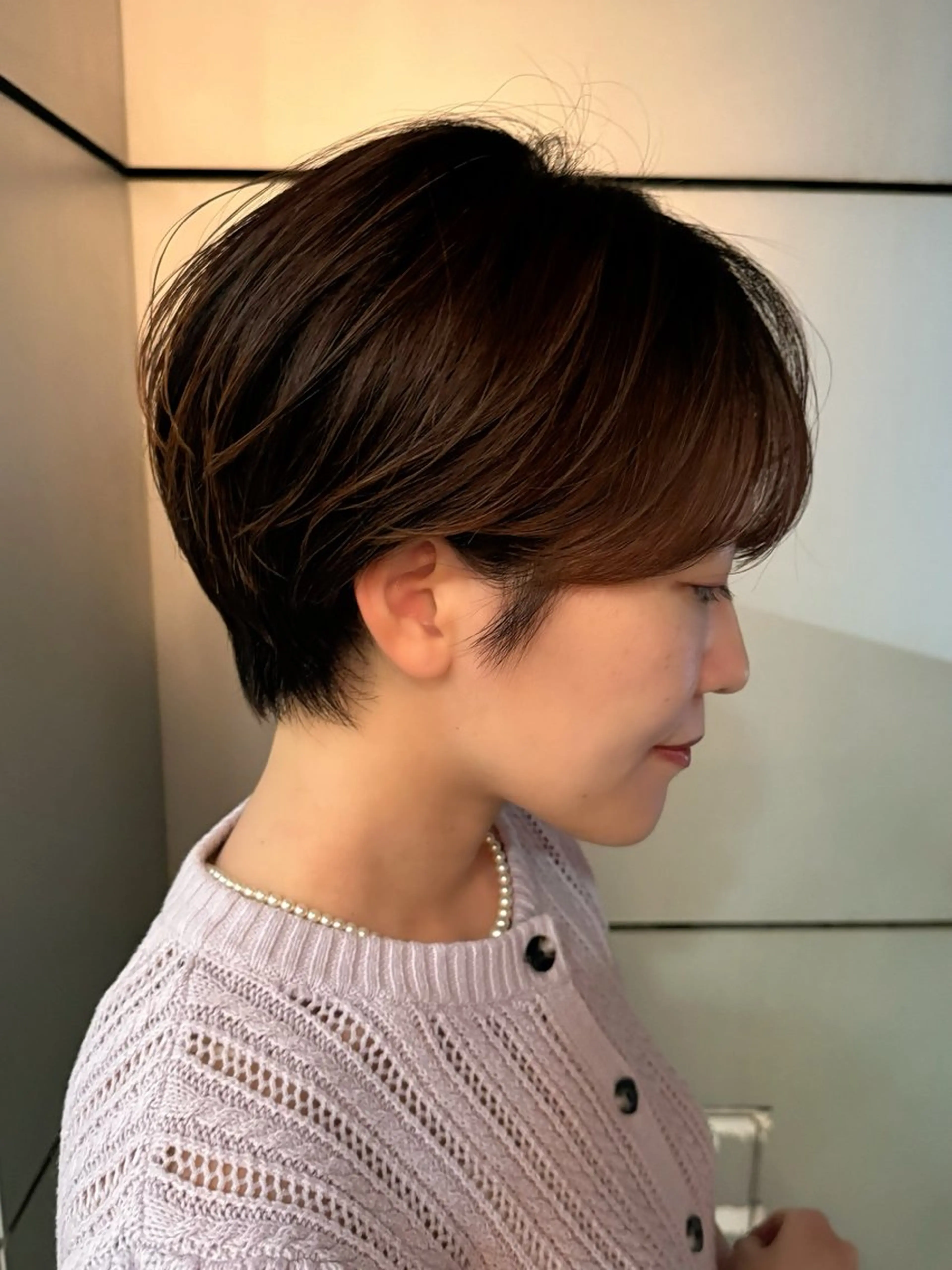ショート カット ヘアカラー トリートメント 大人美人ショート 杉浦主馬のヘアスタイル