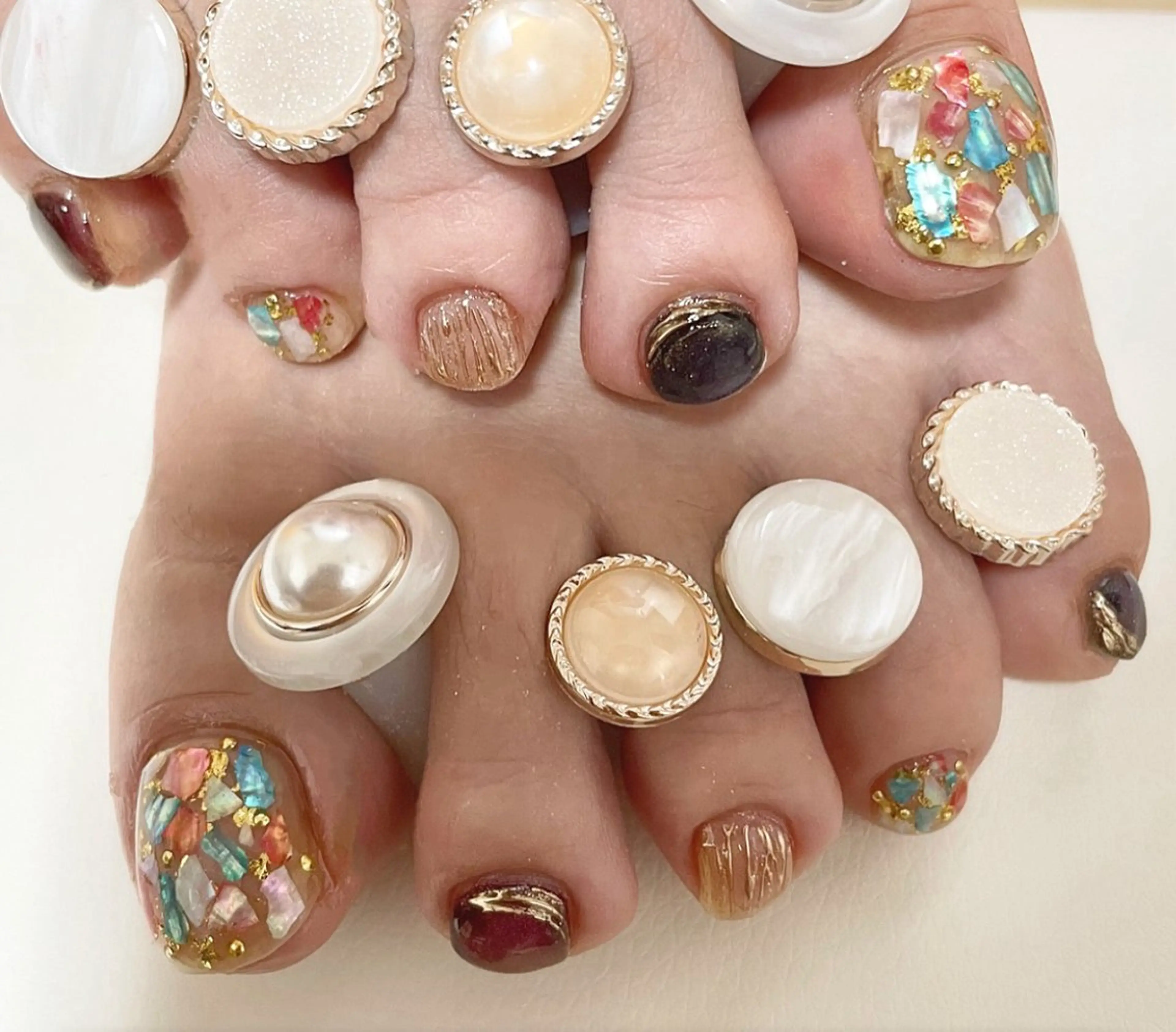 ネイル フットネイル nail salon HIRUKANAのネイルデザイン