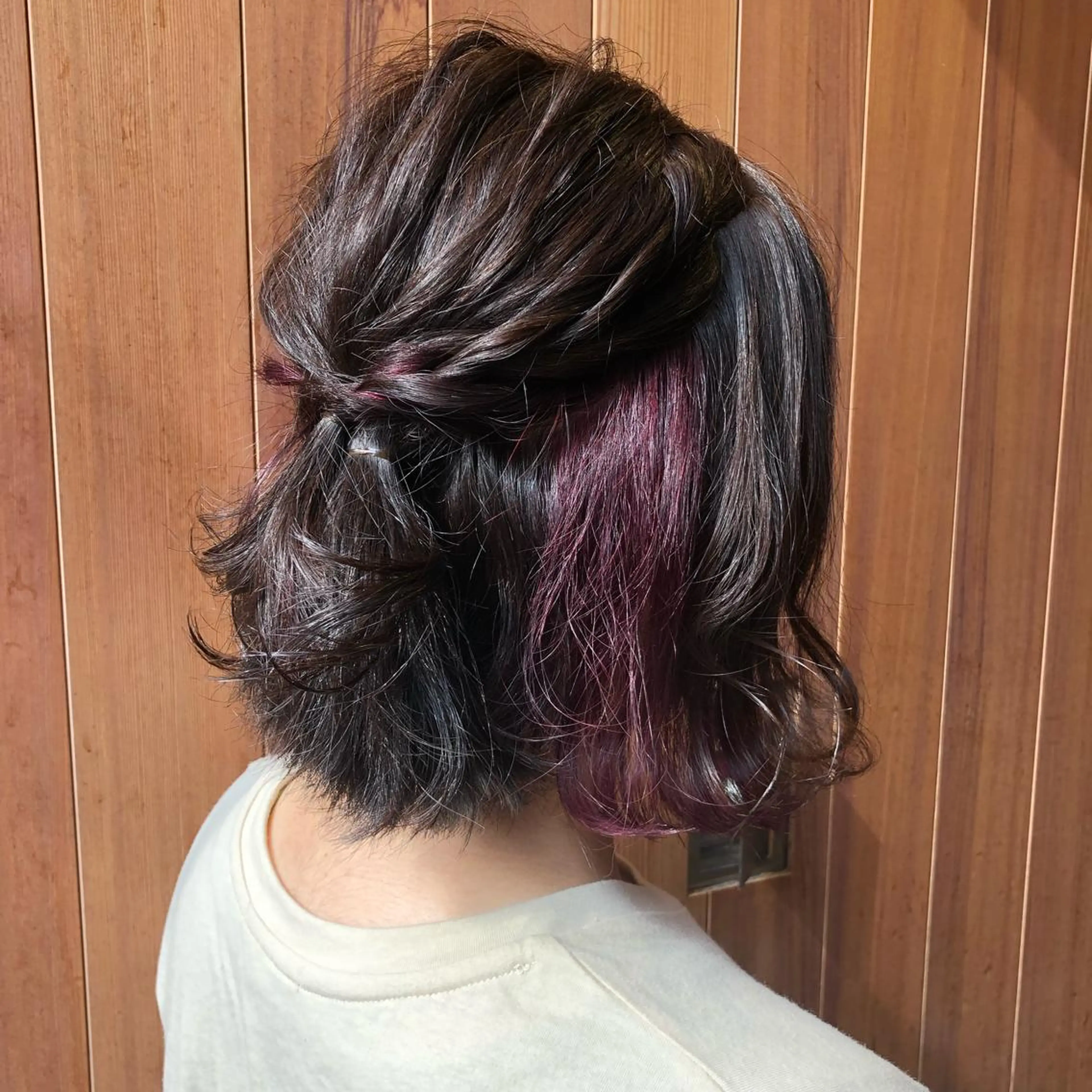 ミディアム 【寺田町】ソリハシ アキラのヘアスタイル