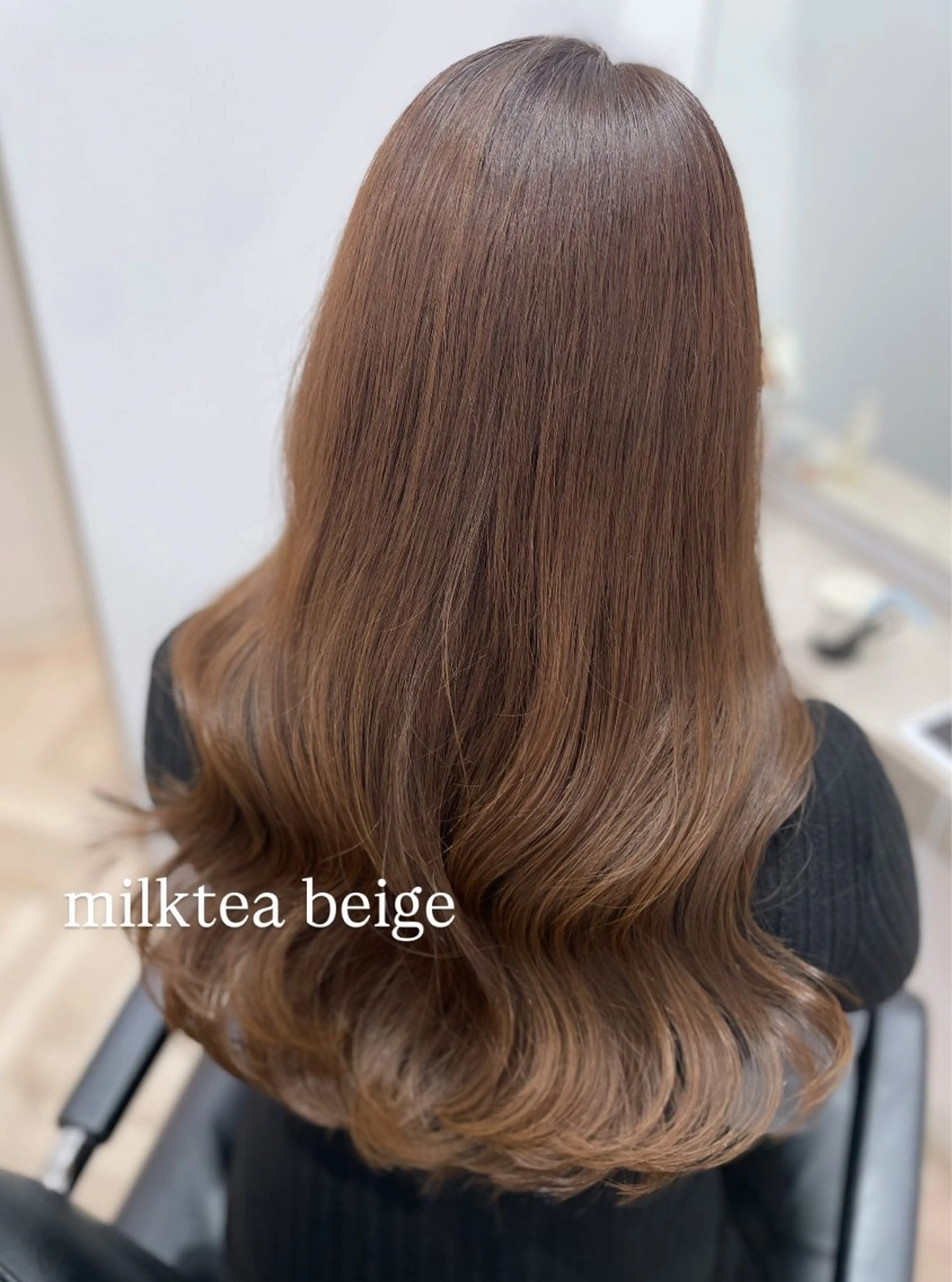 ロング カット ヘアカラー 顔まわり🎀ピンク 💖ゆうなのヘアスタイル