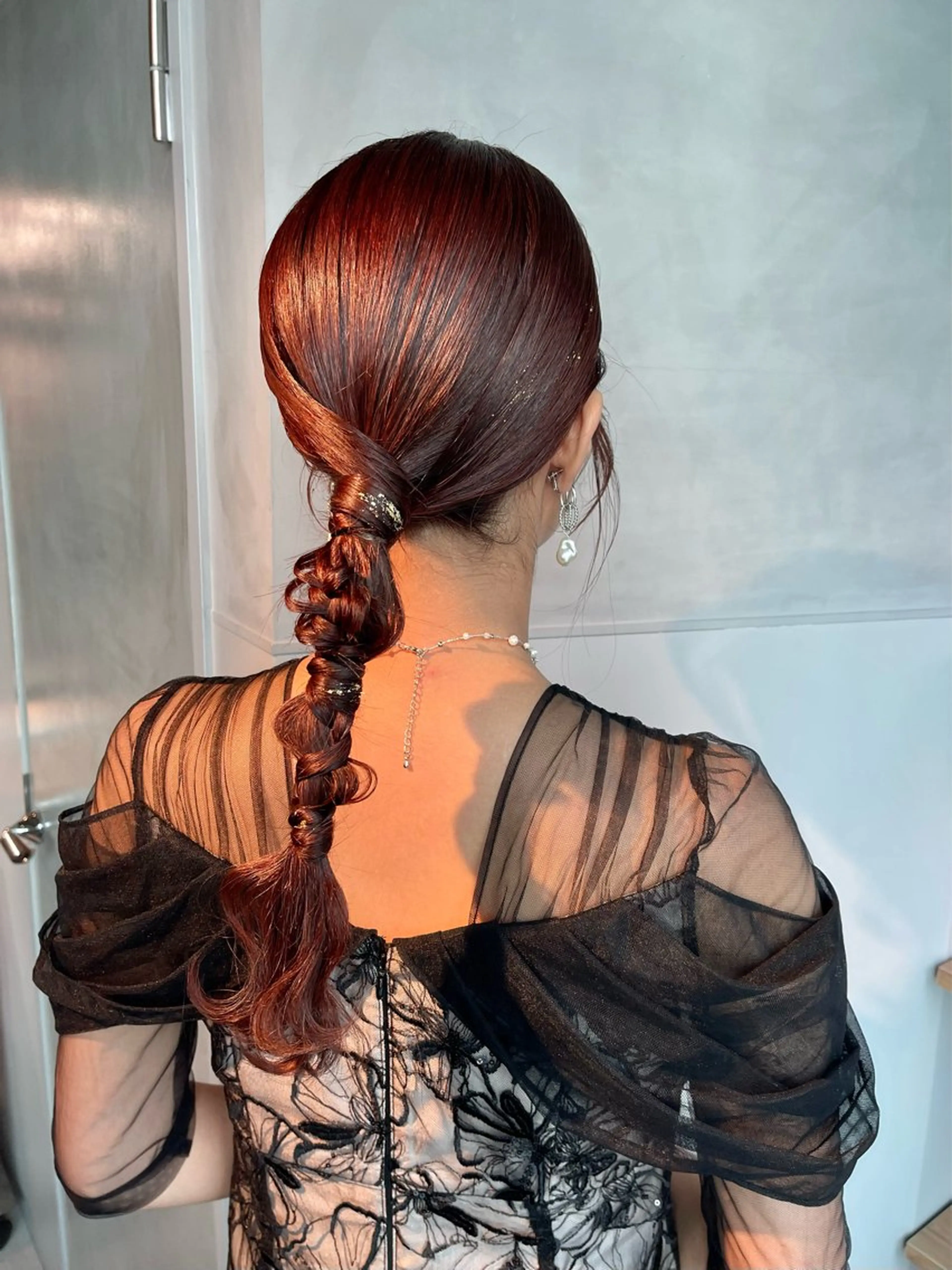 ヘアアレンジ 結婚式・ブライダル 卒業式のヘアスタイル 浴衣 nanoha￤銀座￤ 推し活ヘアアレンジのヘアスタイル