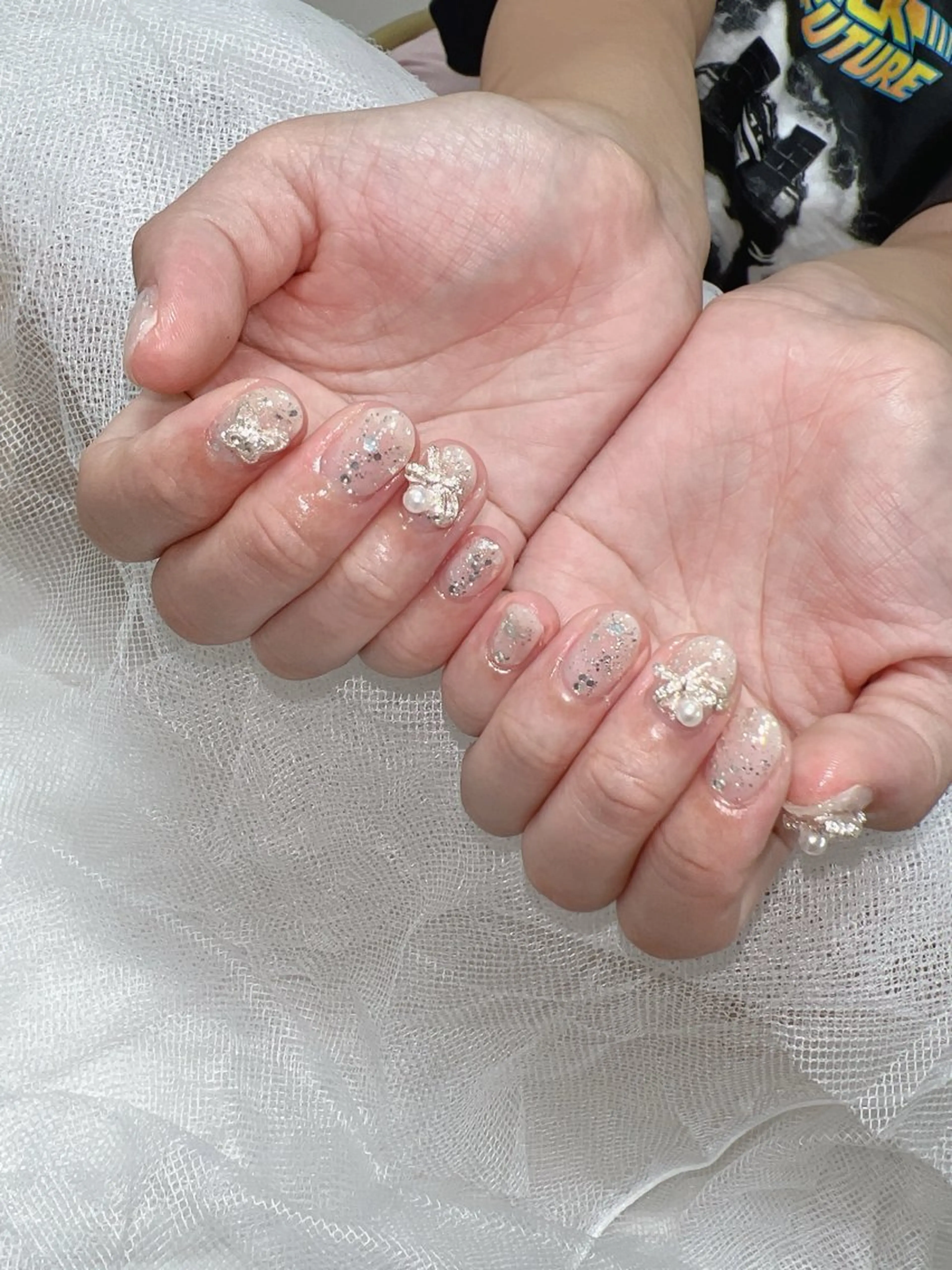 ネイル マグネットネイル ミラーネイル ハンドネイル Lee Nailsのネイルデザイン