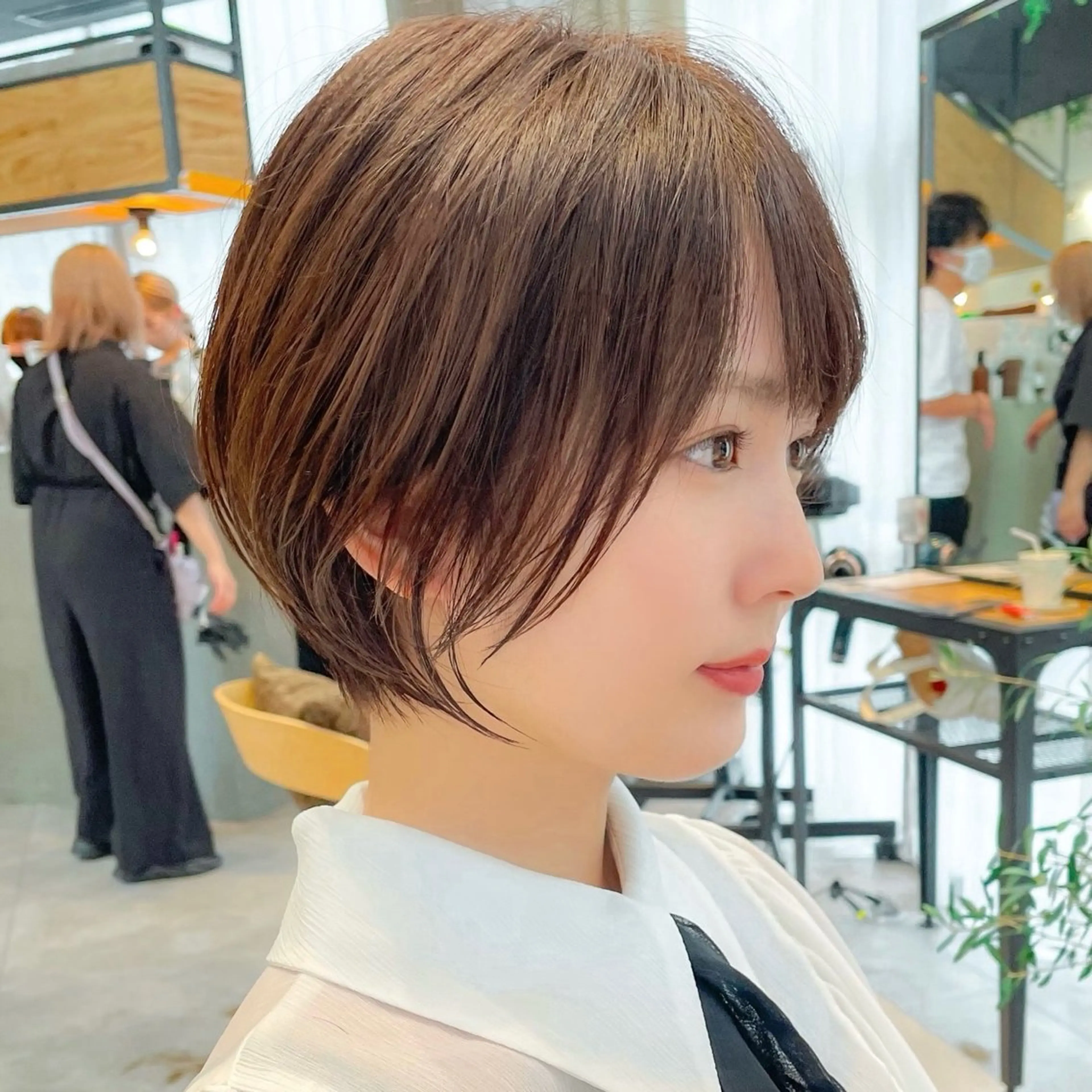 ショート 似合わせカット 小顔/大阪谷町のヘアスタイル