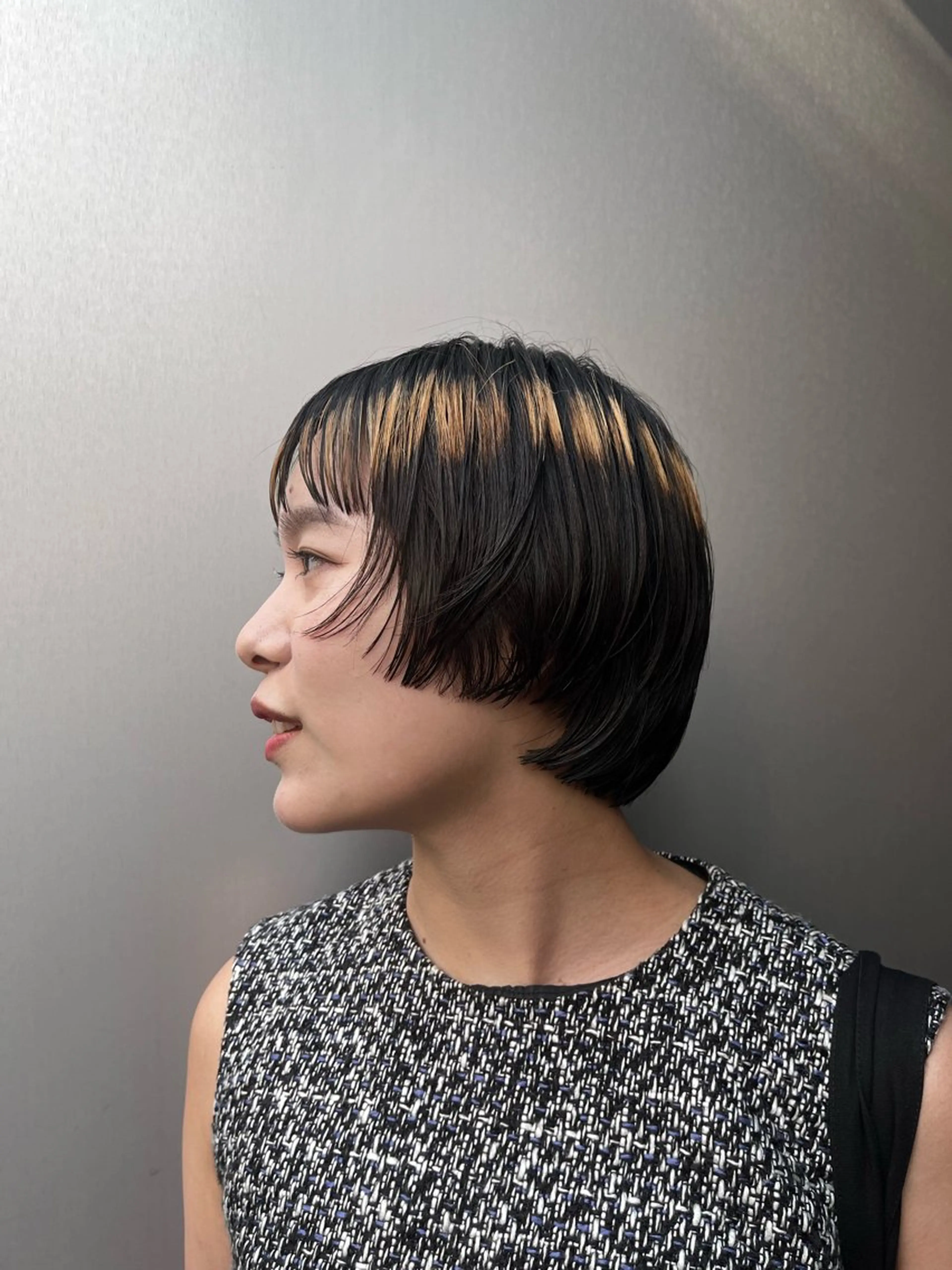 ショート カラー カット ブリーチ怖い人の味方 ケアブリーチ/ユウキのヘアスタイル