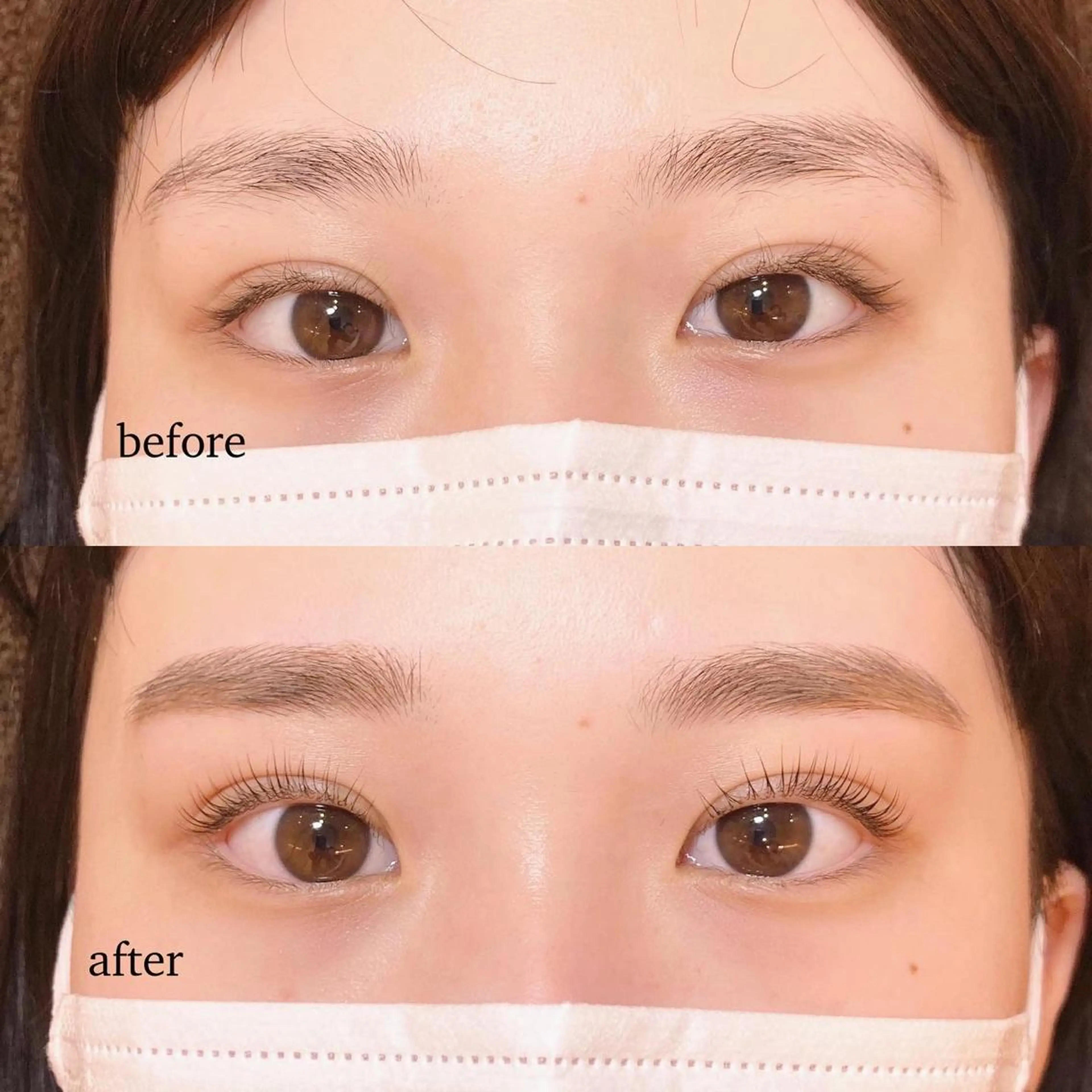 マツエク・マツパ アイブロウ 眉毛ワックス脱毛 一重×まつ毛パーマ sola: neolive出沼のマツエク・マツパデザイン