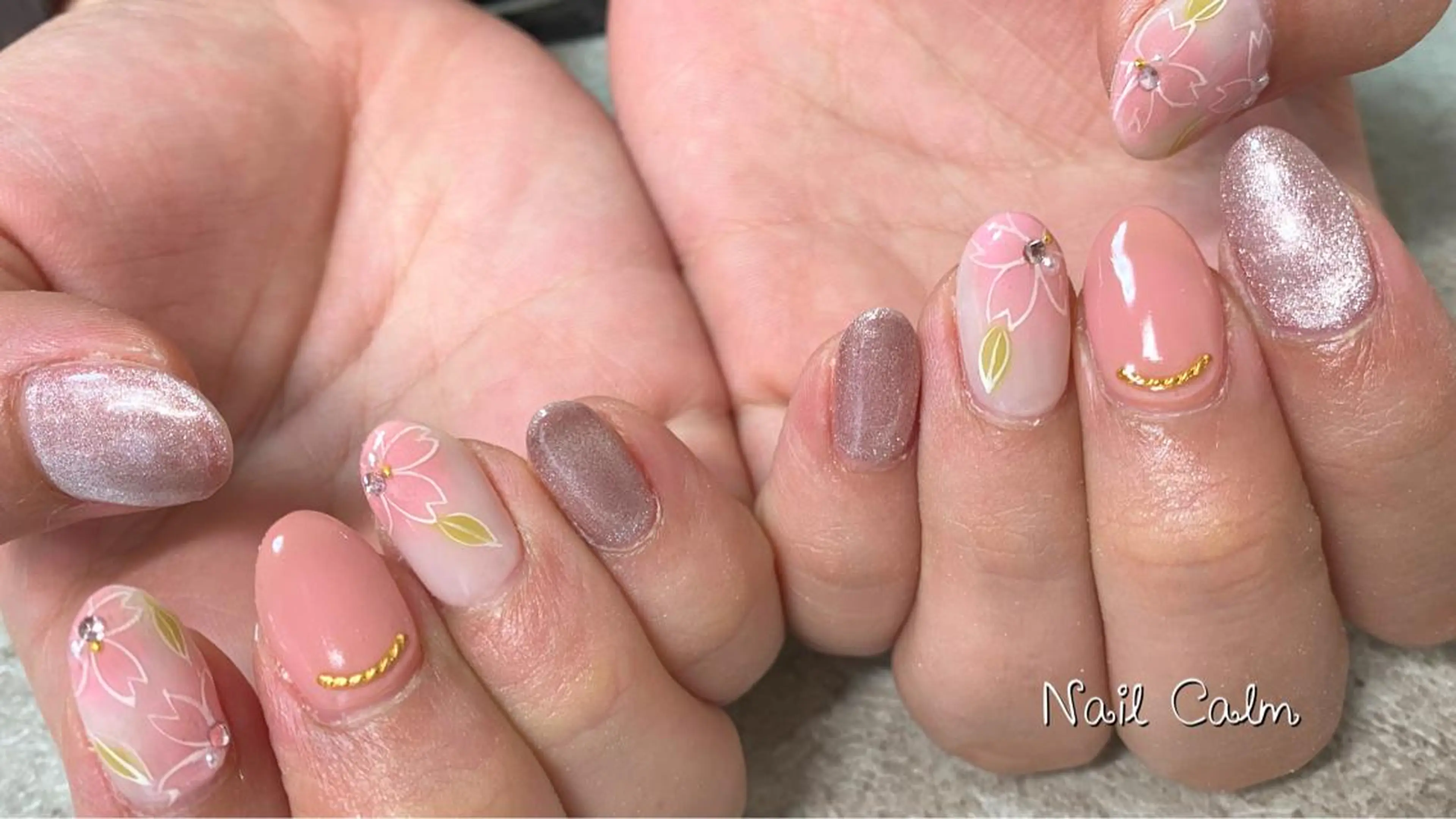 ネイル アートネイル ハンドネイル Nail Calm所属・プライベートサロン Calmのネイルデザイン