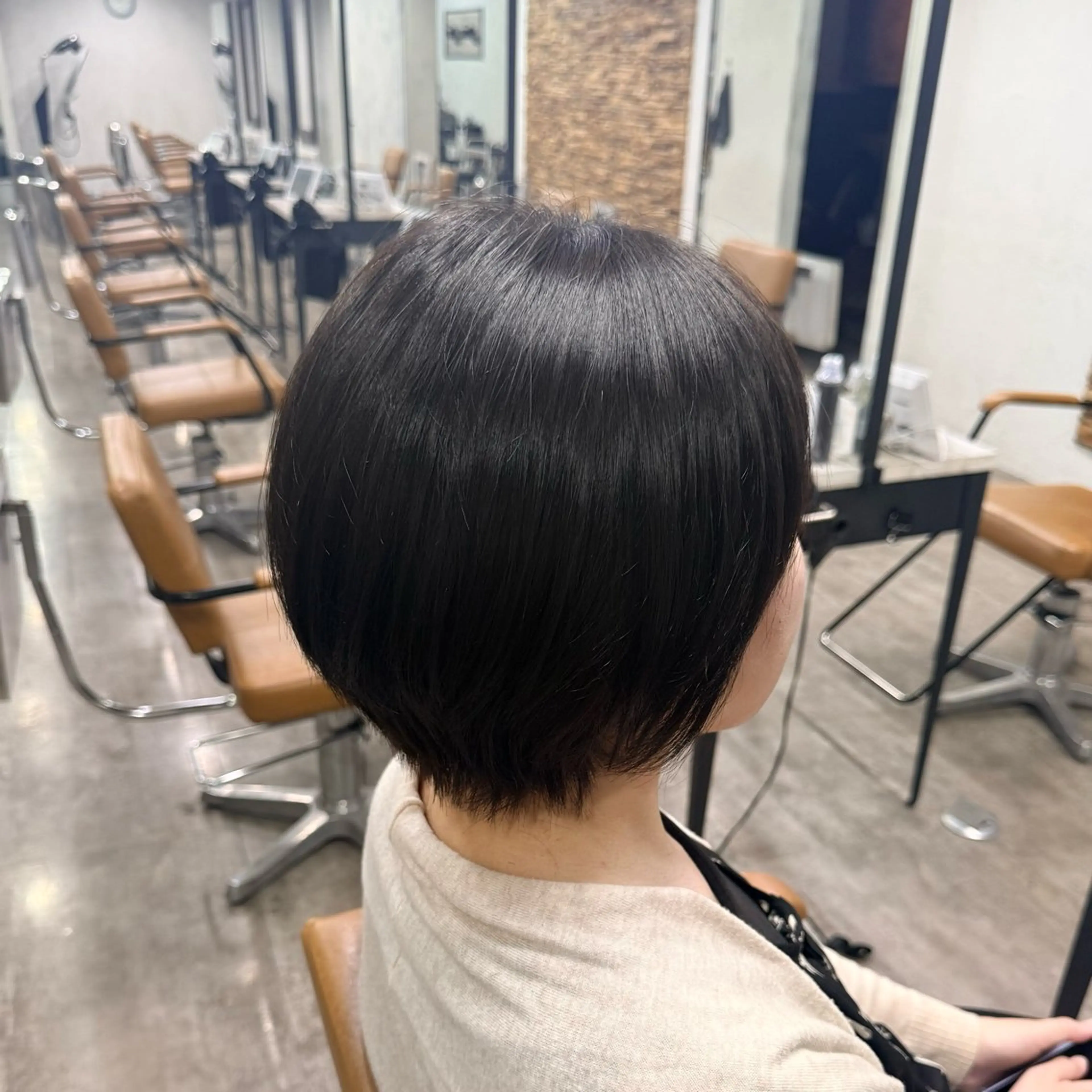 ショート 丸みショート ショートヘア カット ヘアカラー ✂️カットモデル 募集💎NANA💎のヘアスタイル