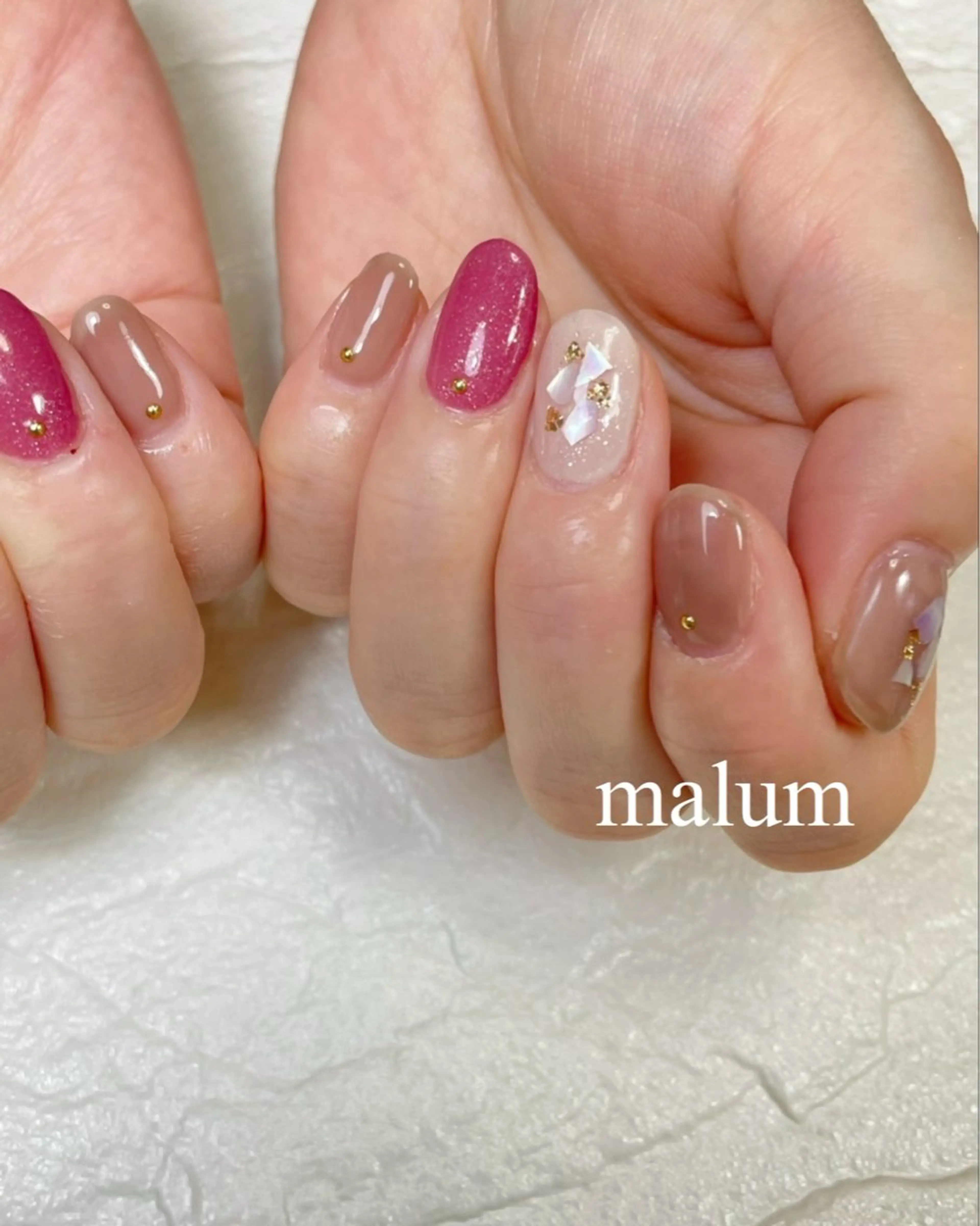 ネイル ハンドネイル malum nailのネイルデザイン