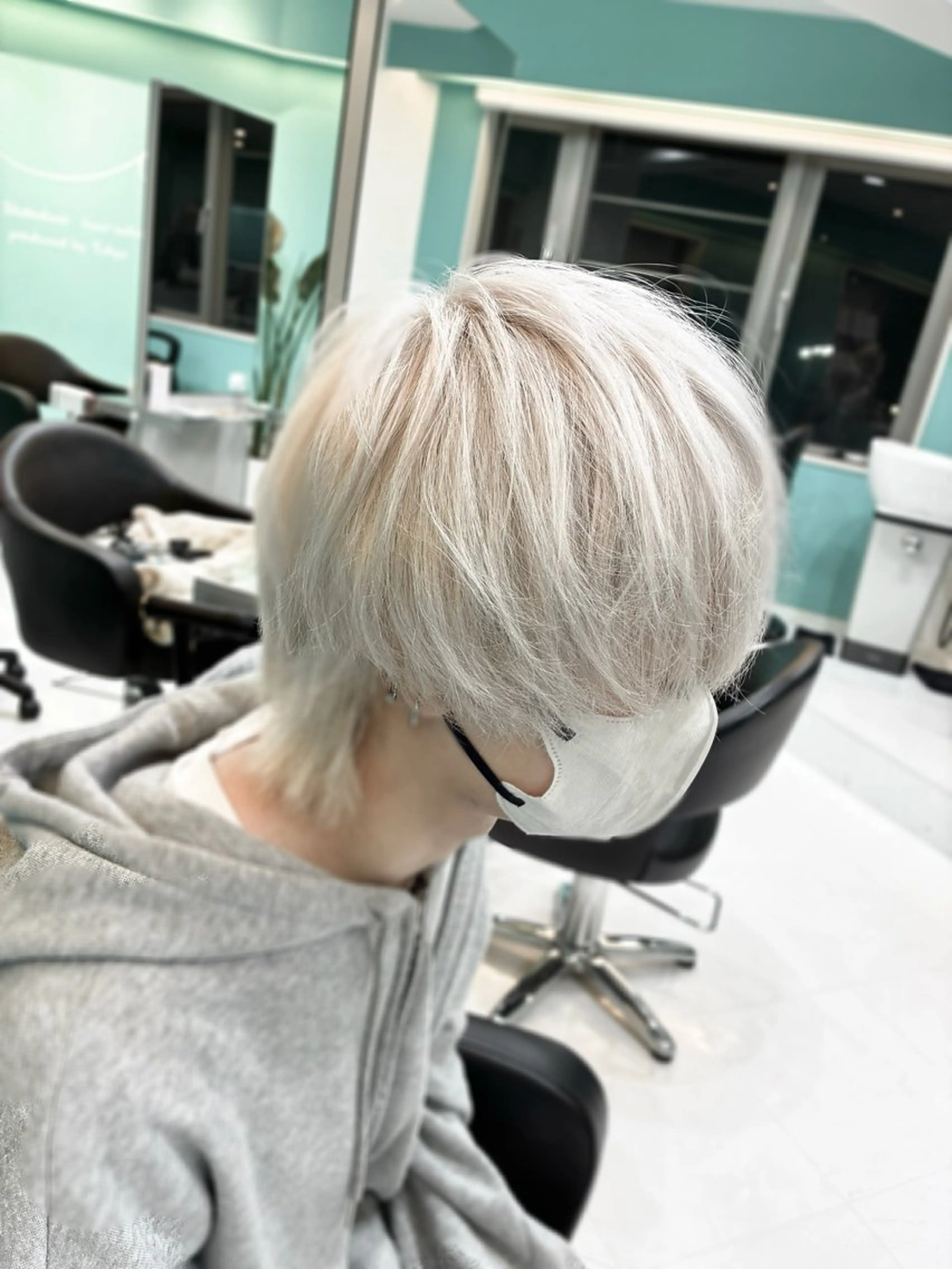 カラー ヘアカラー 地雷系/サブカル/ ハイトーン/がーたんのヘアスタイル