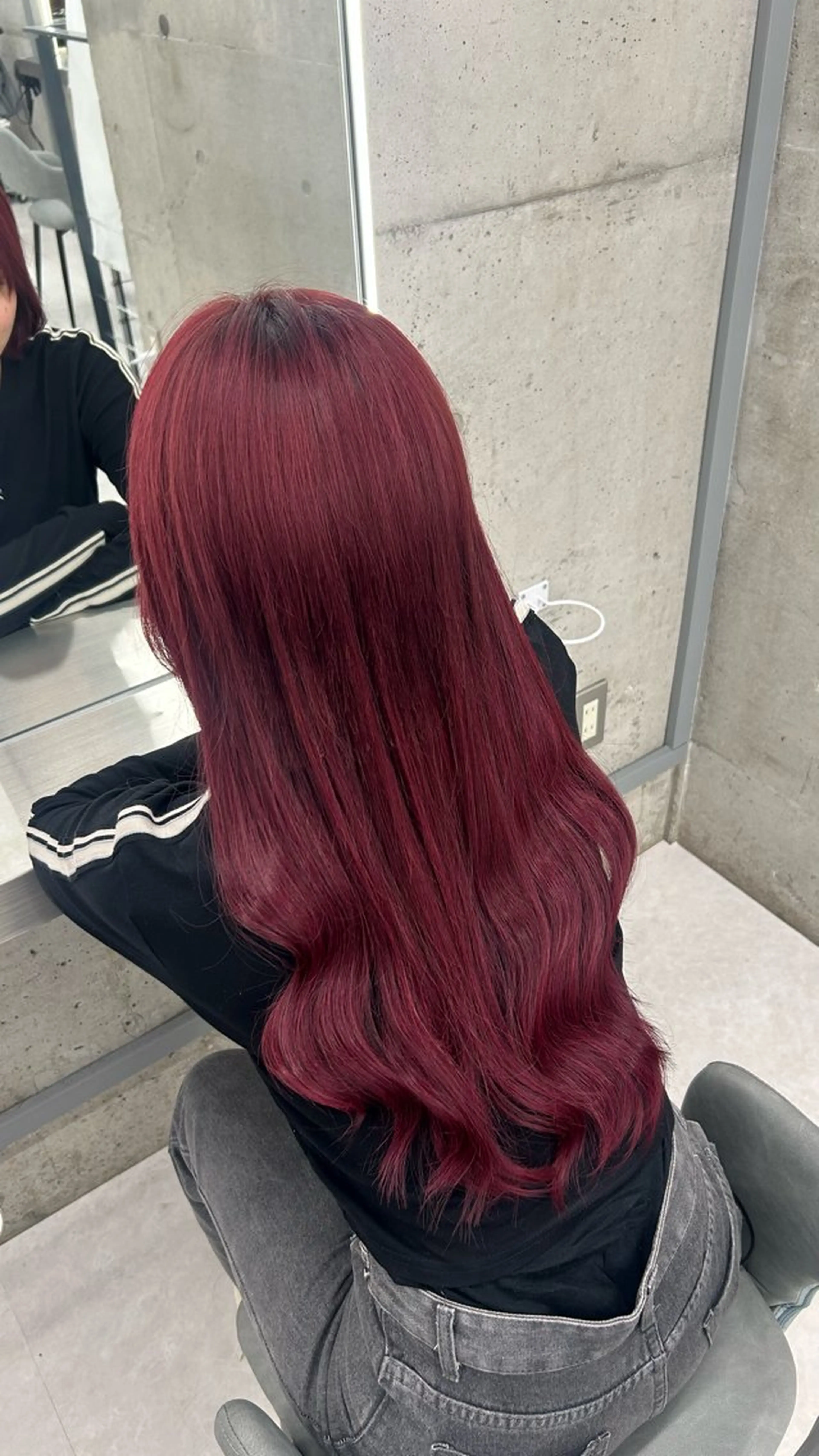 ロング CYM所属・ワンカラー/レイヤー 🩷モエのヘアスタイル