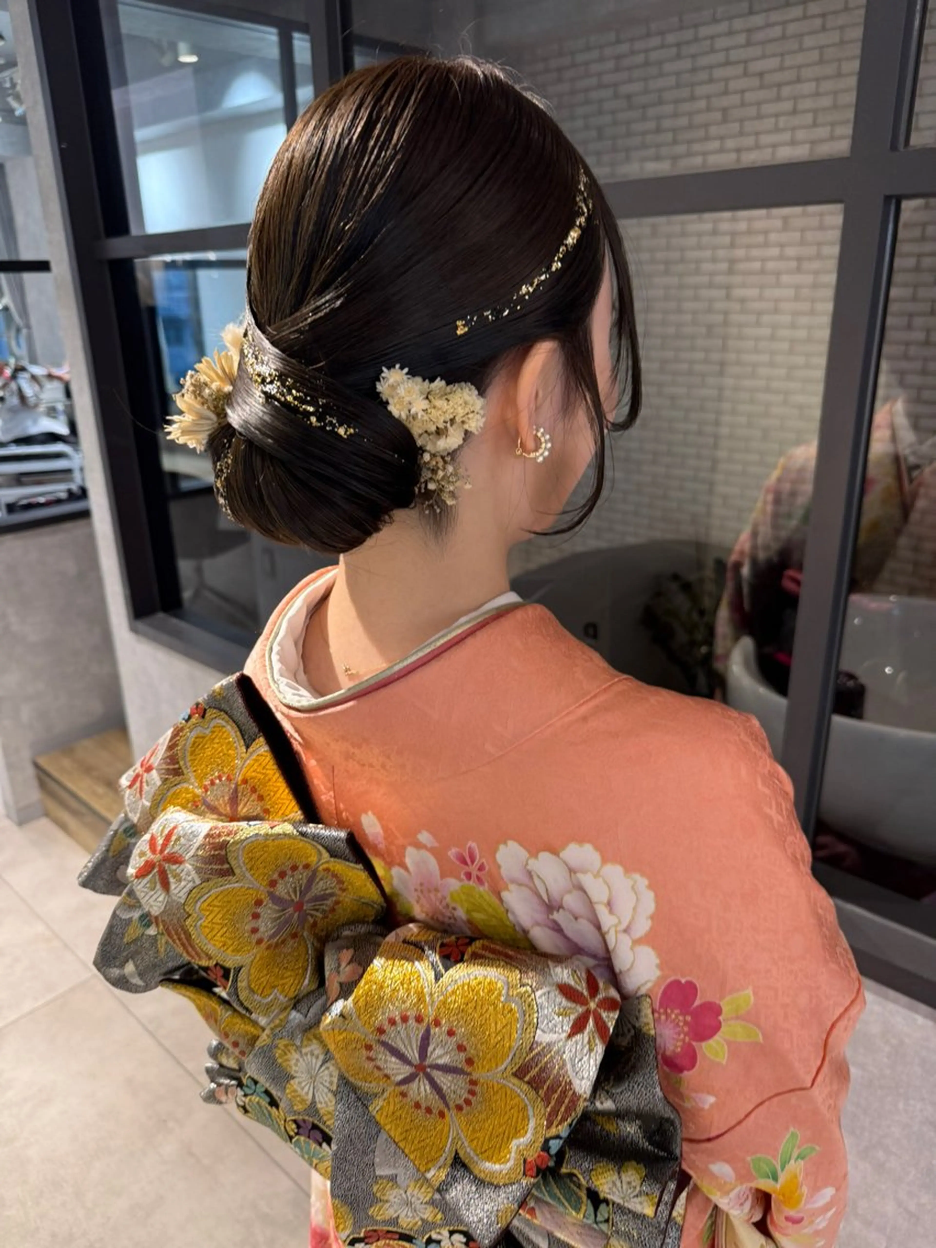 ヘアアレンジ 着物ヘア 卒業式のヘアスタイル ヘアセット 池田 みのりのヘアスタイル