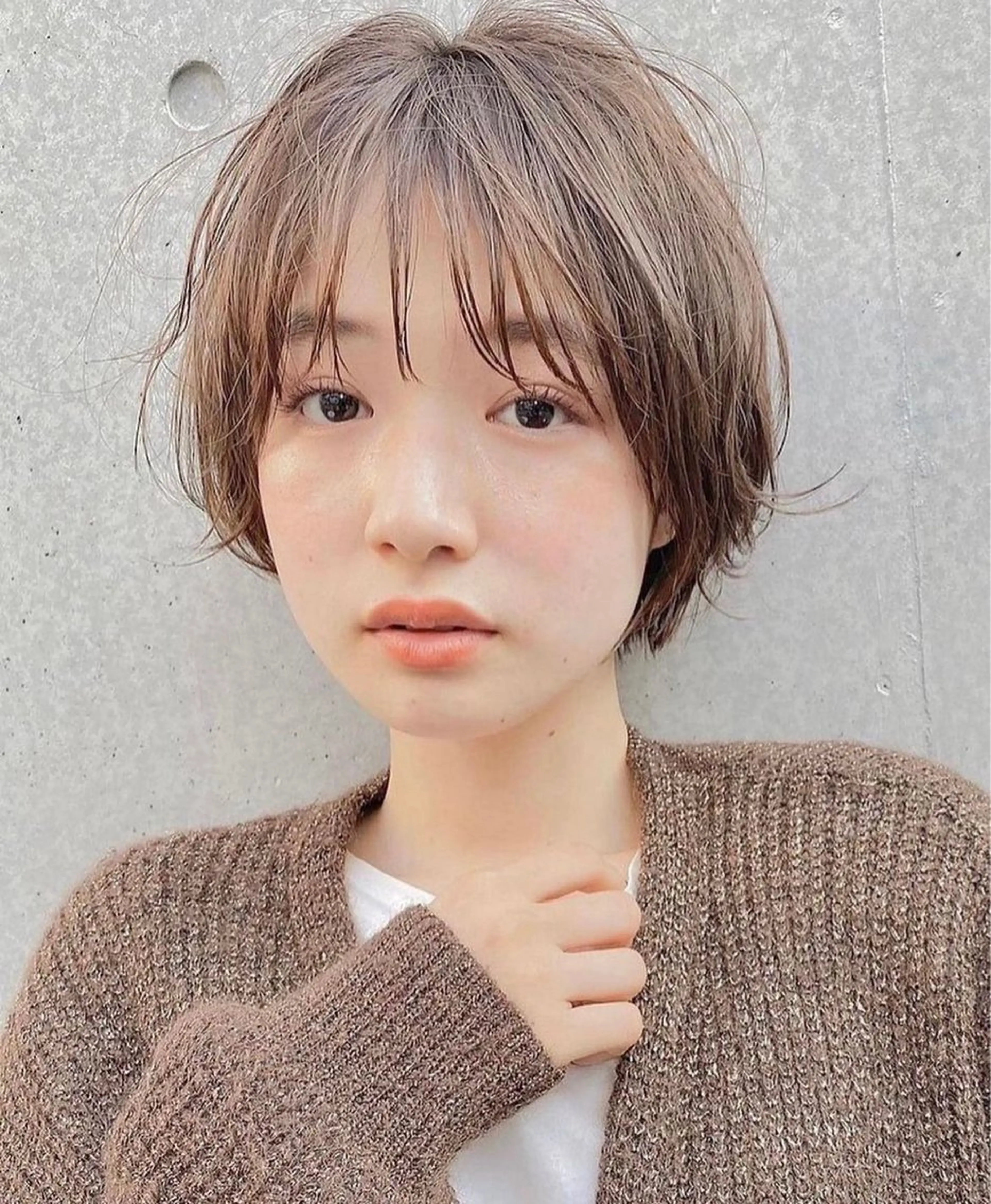 【🌟minimo特別価格 🌟】🌸🧸デザインカット+透明感カラー+オージュア3STEPトリートメント🌸🧸の写真