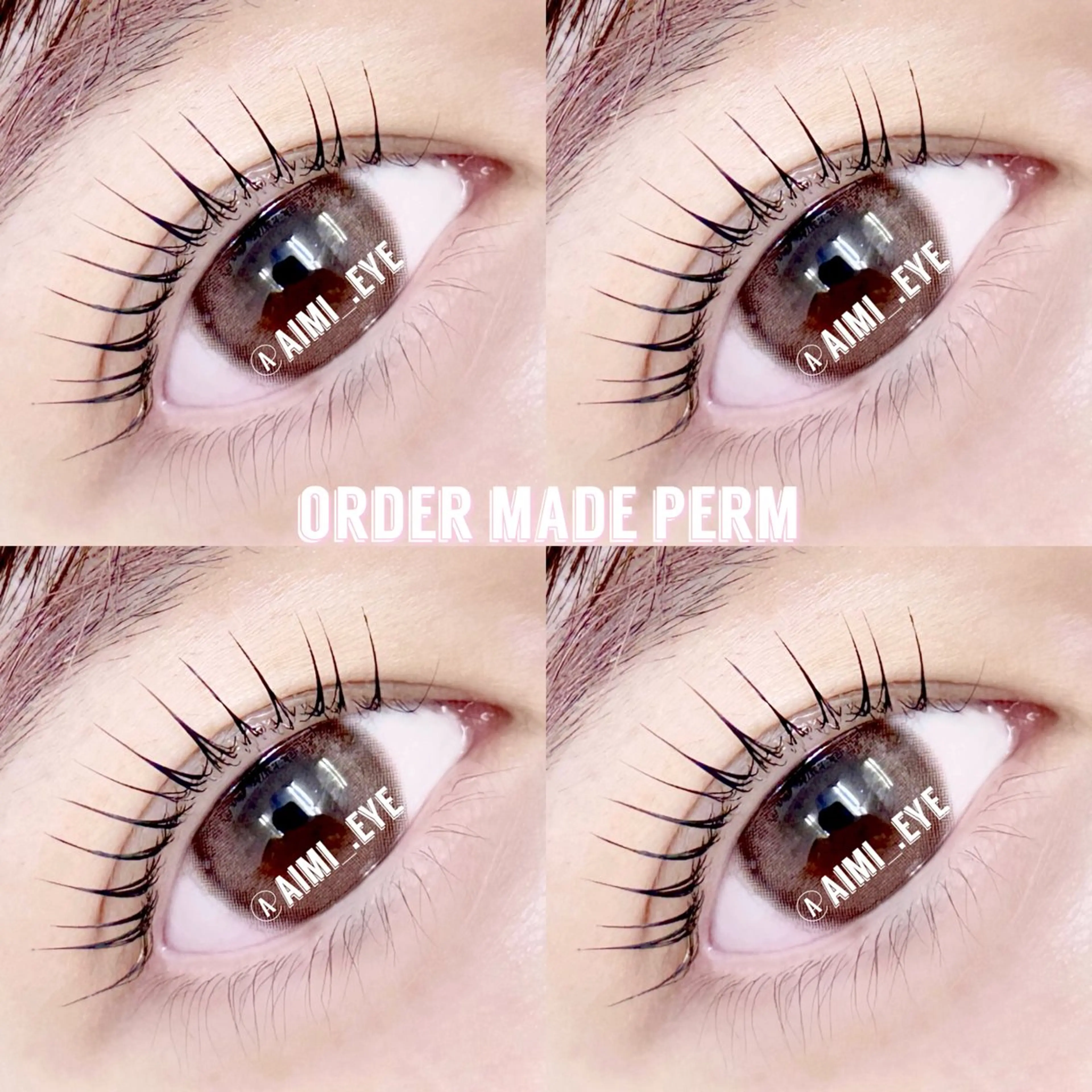 マツエク・マツパ 韓国風マツエク マツパ 𝙚𝙢𝙪. 🖤𝘼𝙞𝙢𝙞のマツエク・マツパデザイン