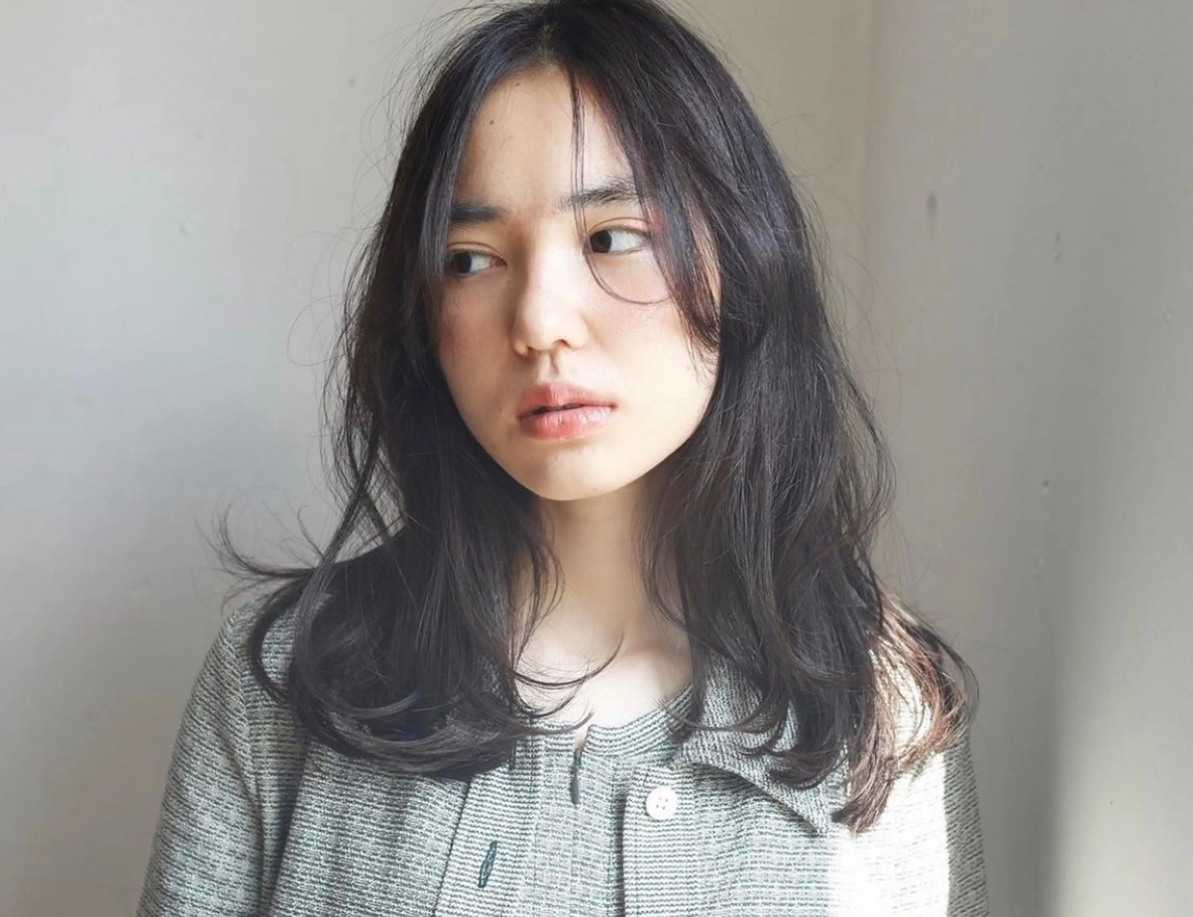 ロング レイヤーカット actor所属・ウラノ ソウシのヘアスタイル