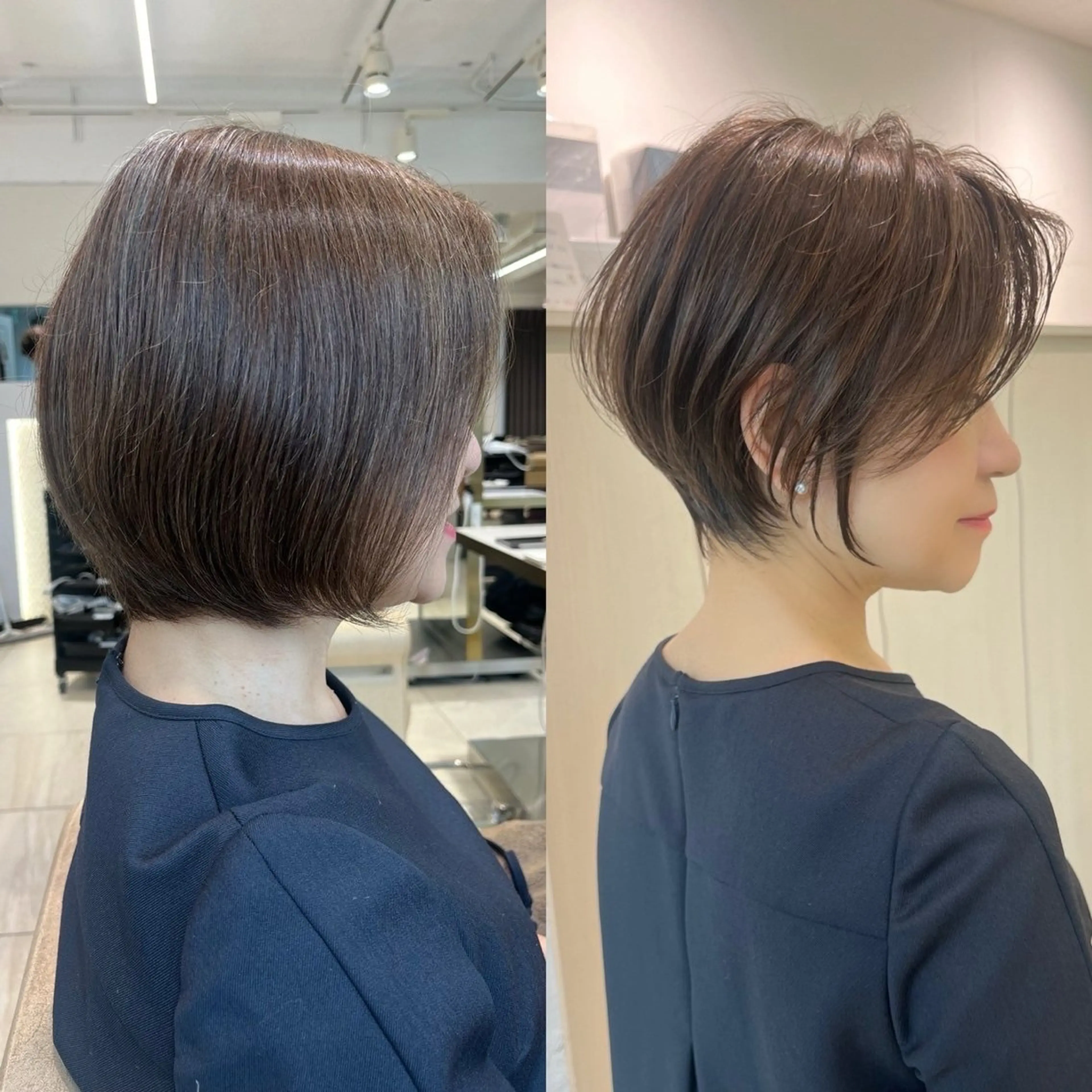 ショート レイヤー/ショート/ 山見陽のヘアスタイル