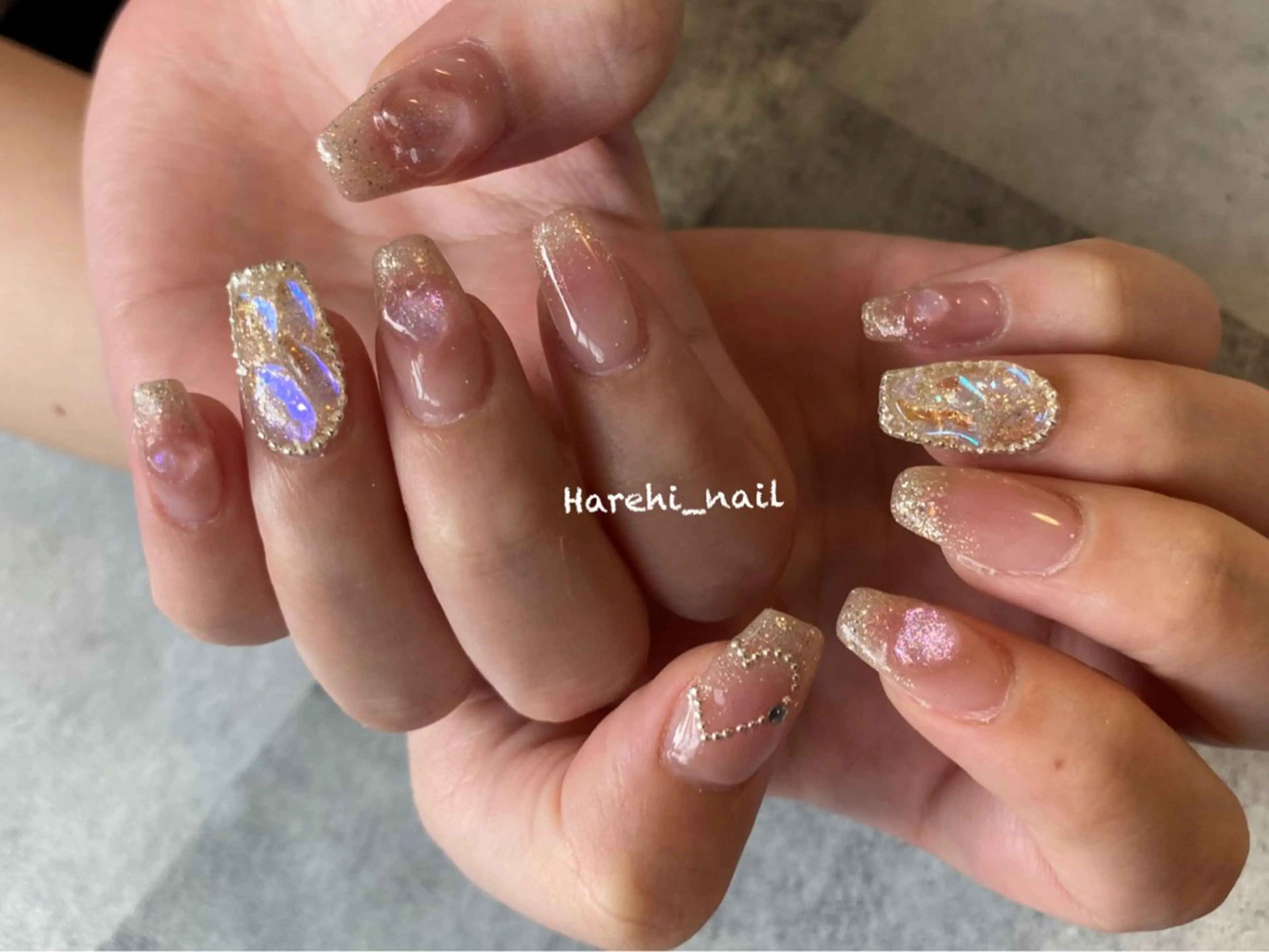 ネイル ハンドネイル Harehi_ nailのネイルデザイン