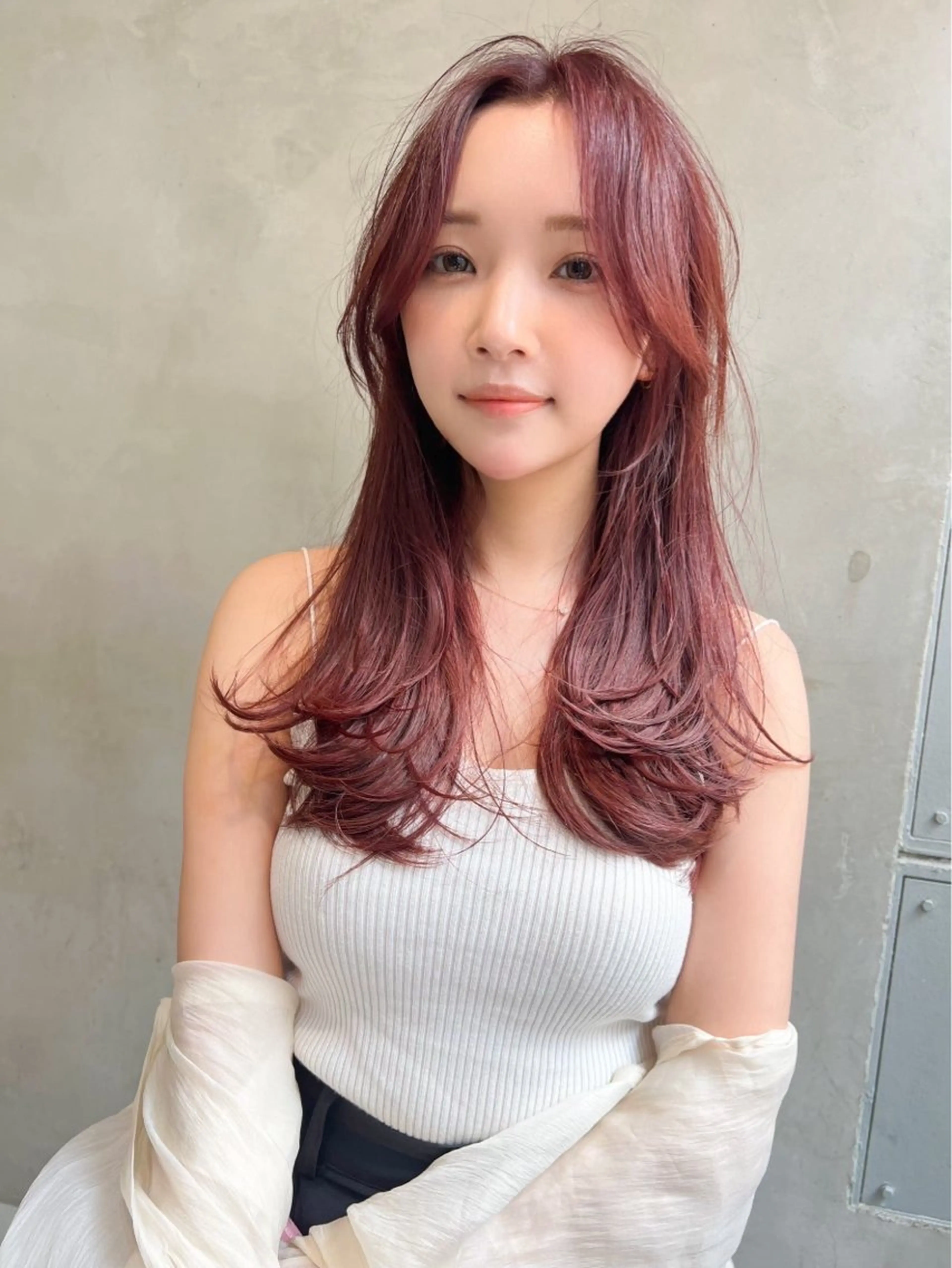 ロング カラー ヘアカラー トリートメント ヘッドスパ サラサラ美髪へ✨ RIKUTOのヘアスタイル