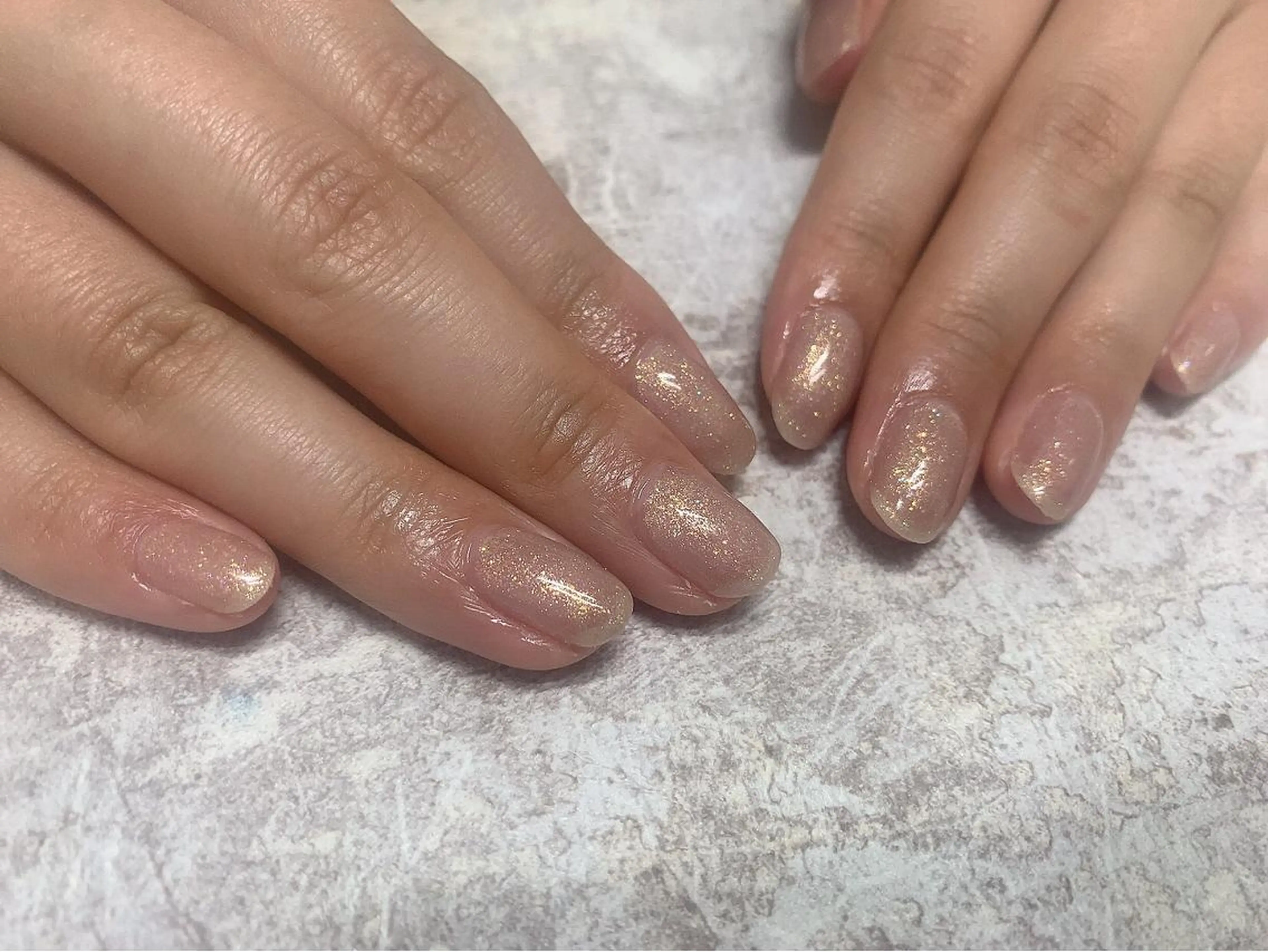 ネイル ラメ(グリッター) ハンドネイル mogunail &blowのネイルデザイン