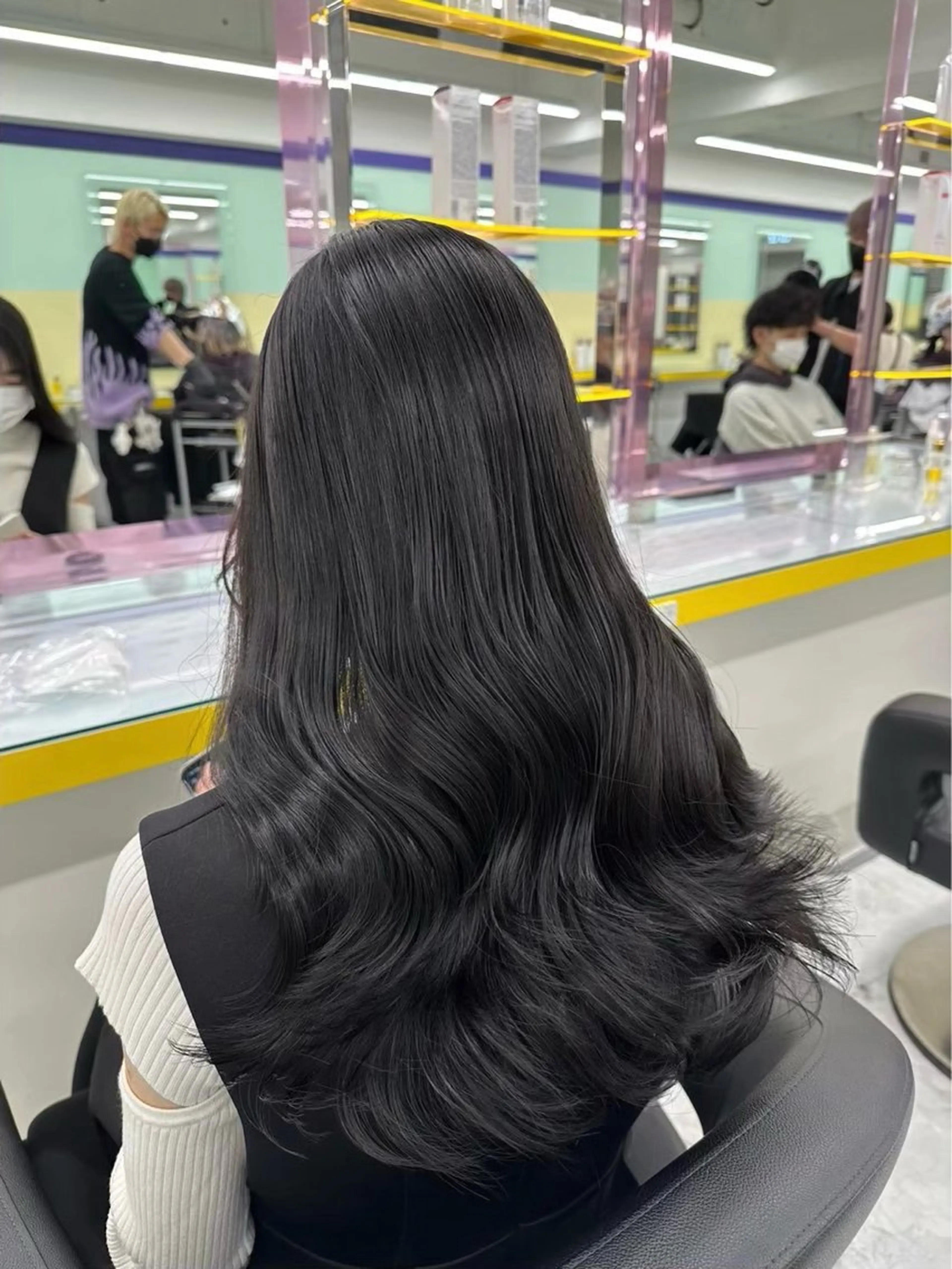 ロング カラー 🤍透明感推しカラー 🤍yui‪💞✨のヘアスタイル