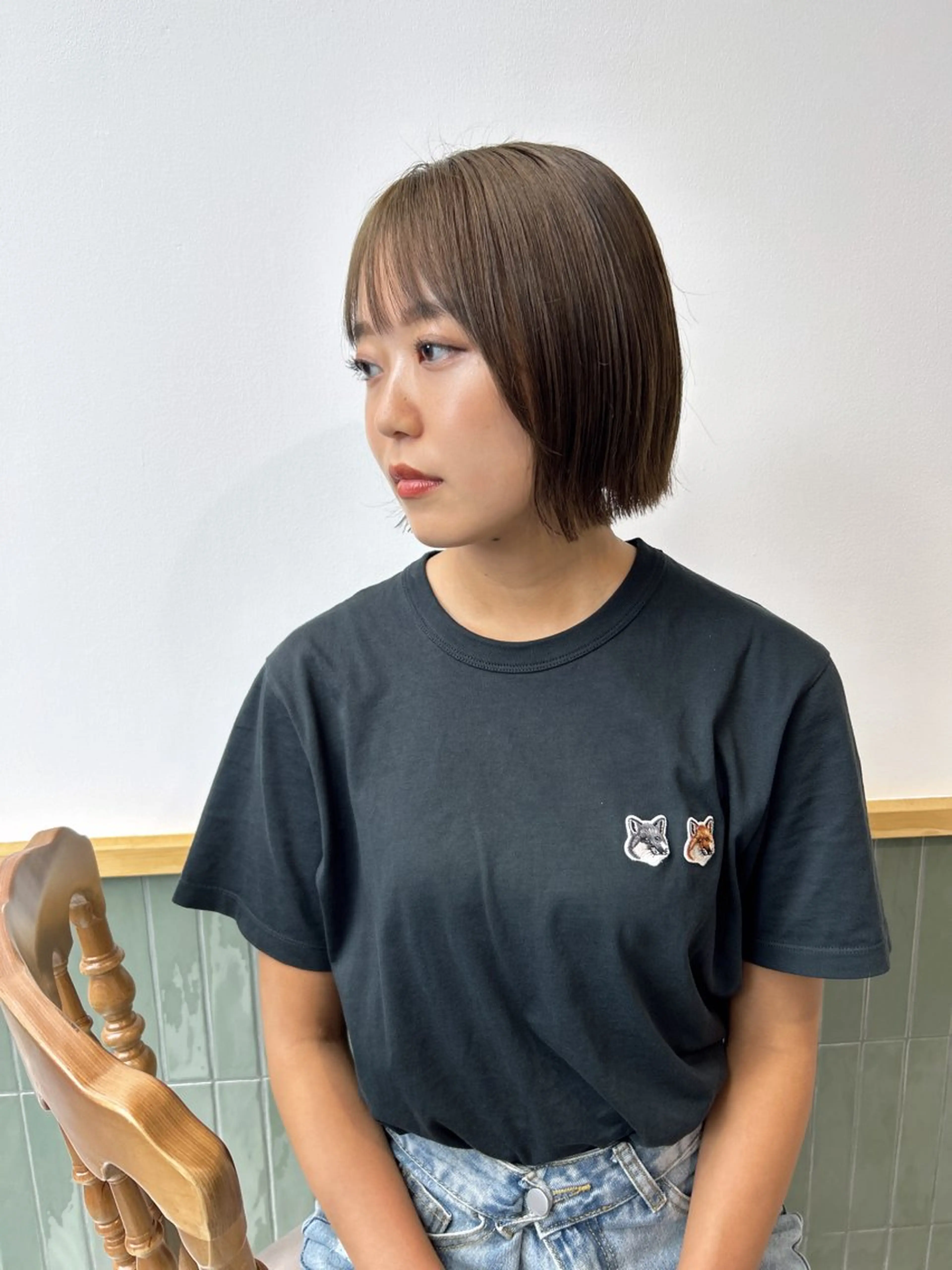 ミディアム カラー ヘアアレンジ カット ヘアカラー トリートメント 【代表】 たき〜のヘアスタイル