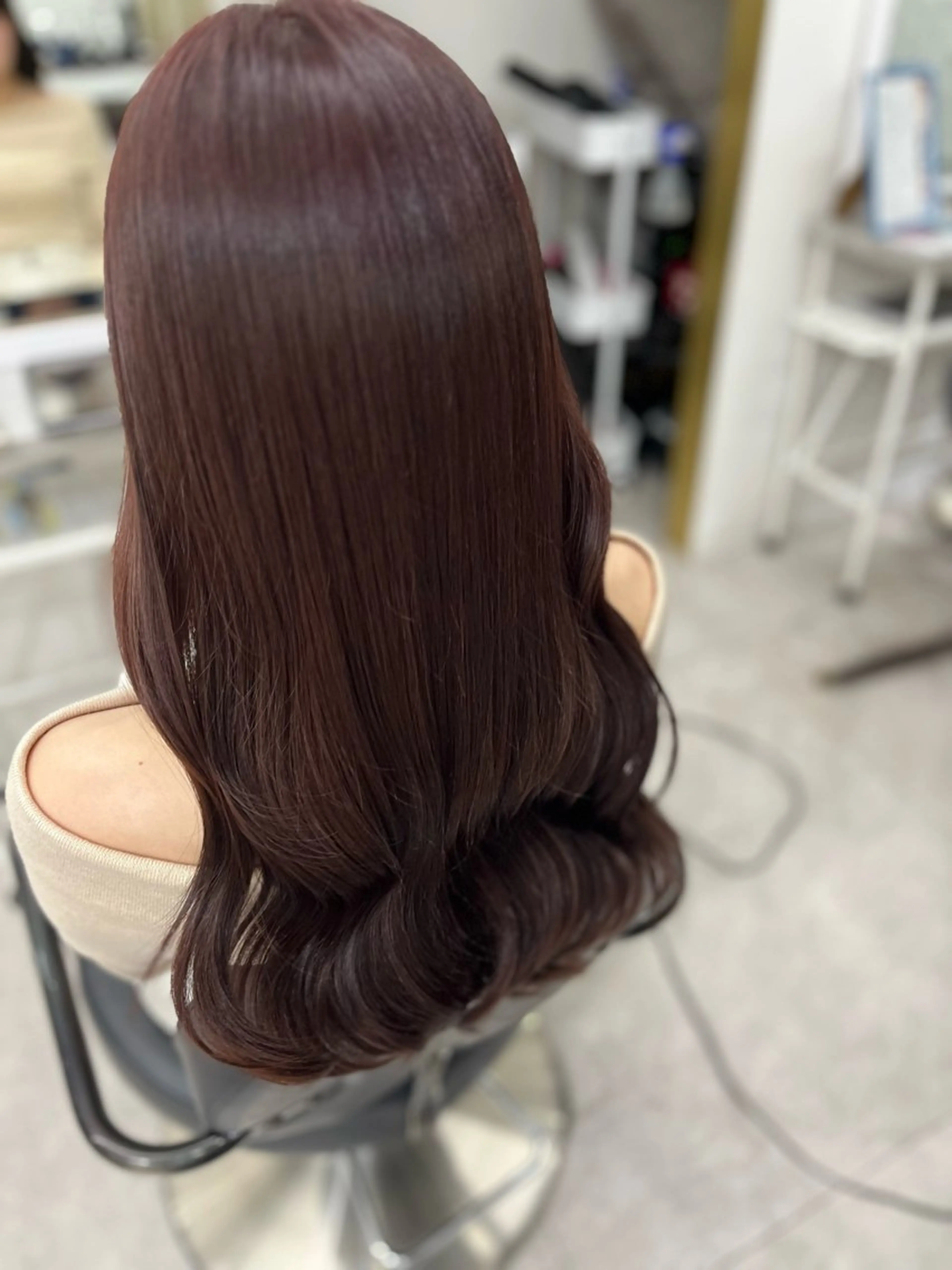 ロング カラー ブラウンカラー ラベンダーカラー ピンクカラー ピンクラベンダー ピンクラベンダーブラウン ヘアカラー トリートメント 🫧ぷる艶カラー🫧 Yuubi🦩のヘアスタイル