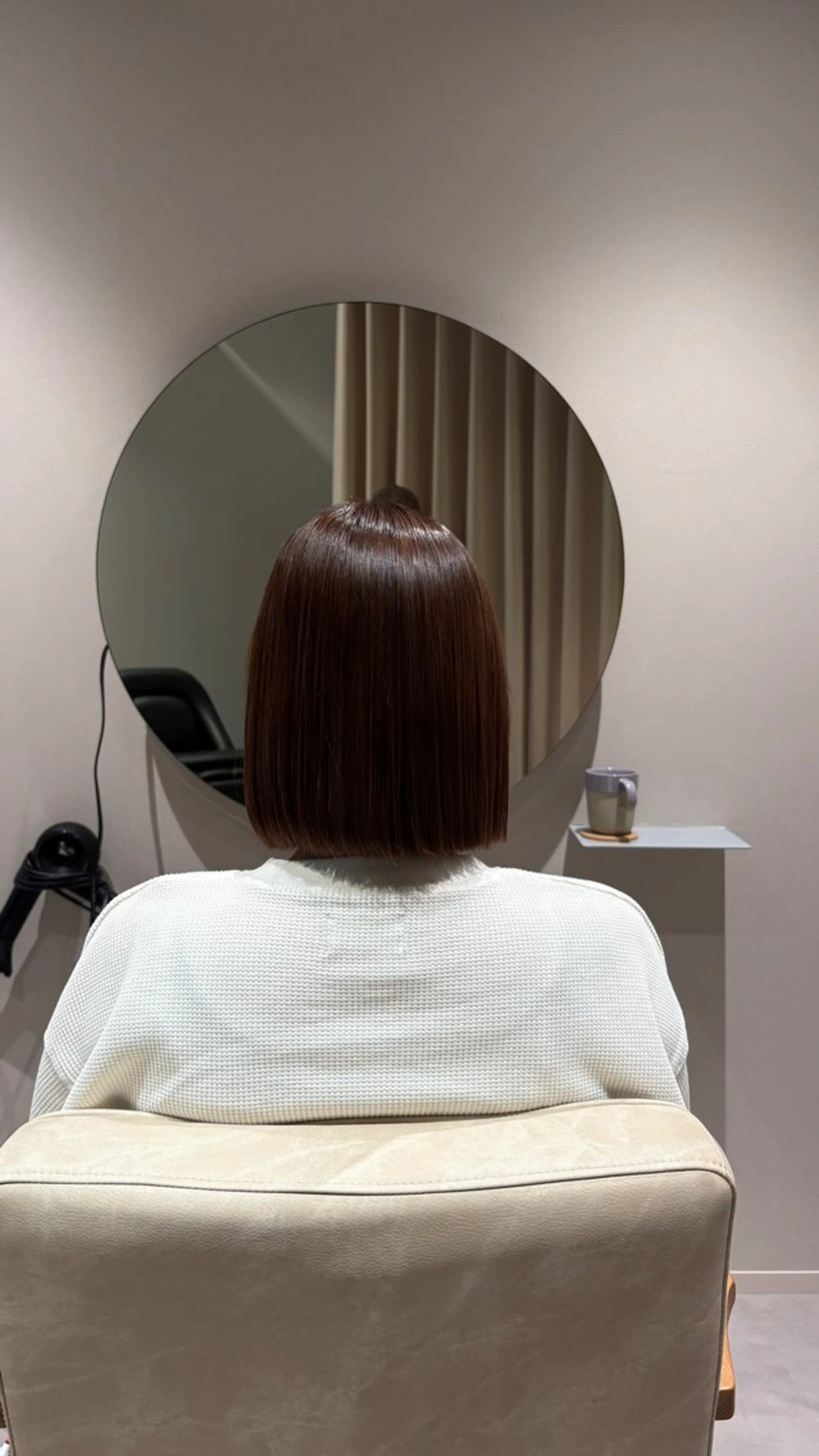 ショート 縮毛矯正 井山 葵のヘアスタイル