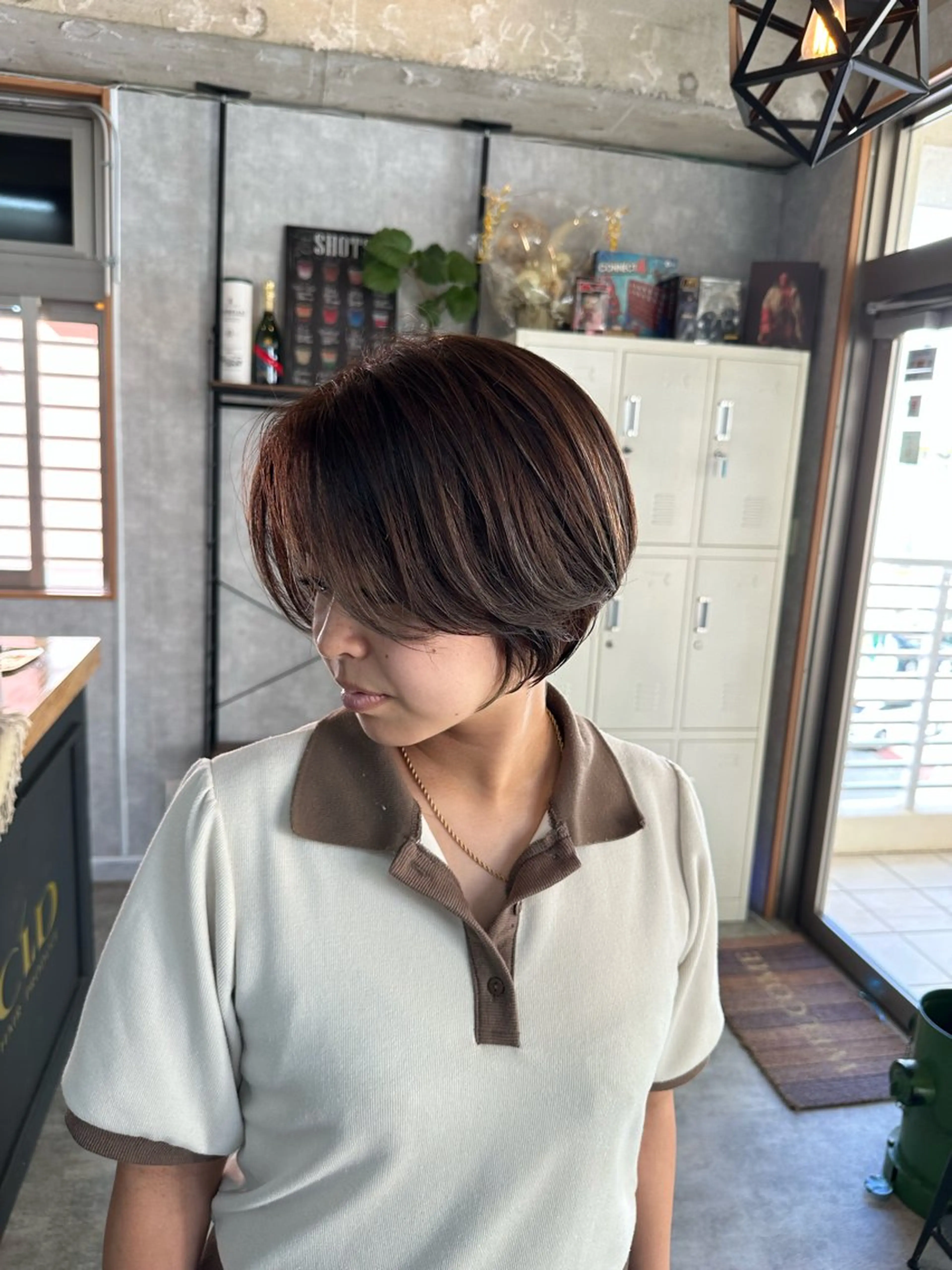 ショート 切りっぱなしボブ ショートボブ ハンサムショート 丸みショート ボブ モテ髪/ボブ/ショー ト/アダチフウトのヘアスタイル