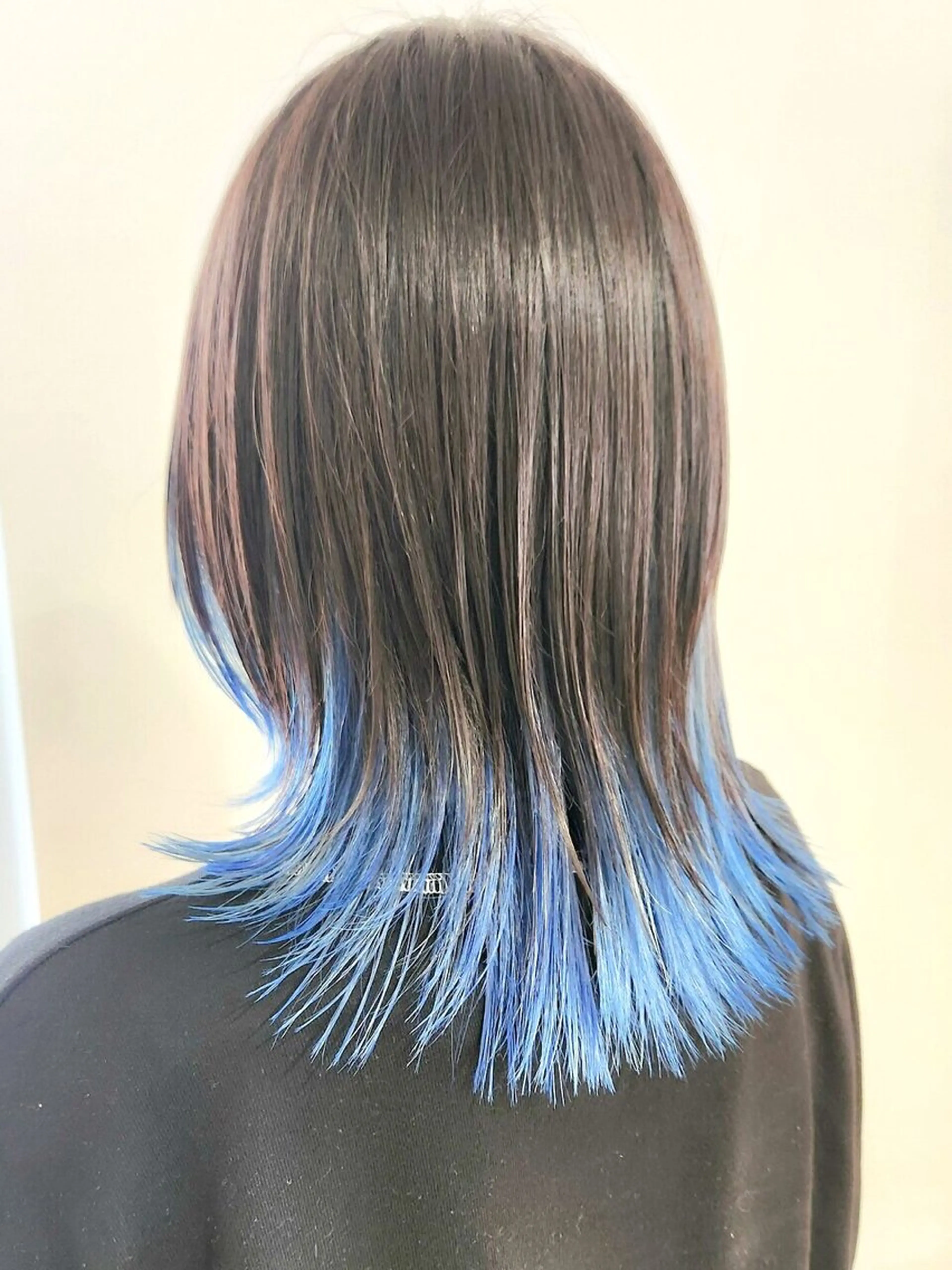 セミロング カラー カット ヘアカラー トリートメント 鈴木弥月/大人ボブ× 透明感カラーのヘアスタイル