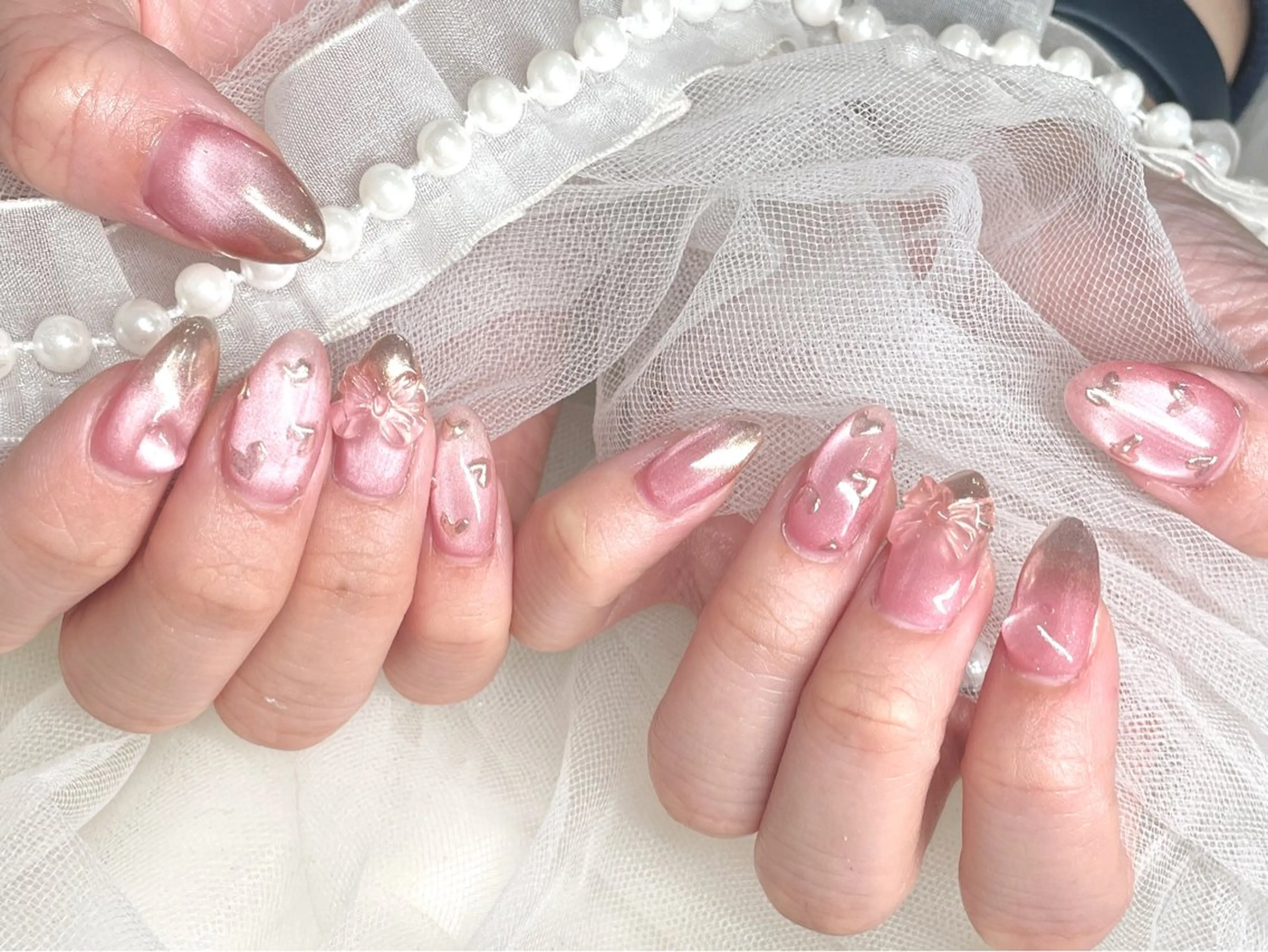 【デザインお任せ✨️】オフ込み🩵マグネットを使用したおまかせアート120分コースの写真