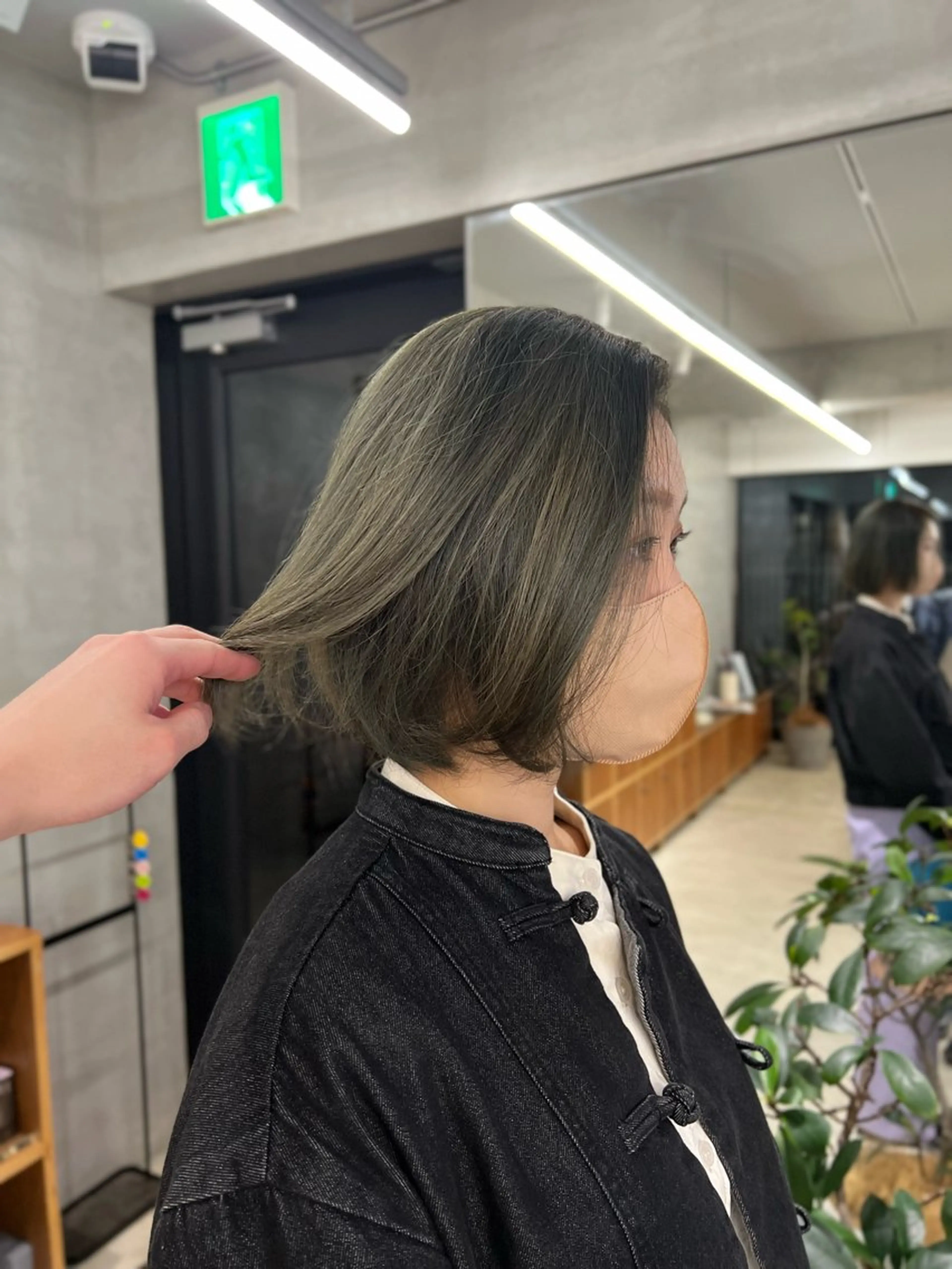 ショート カラー ボブ ケアブリーチ/ ハイトーン/牧野のヘアスタイル