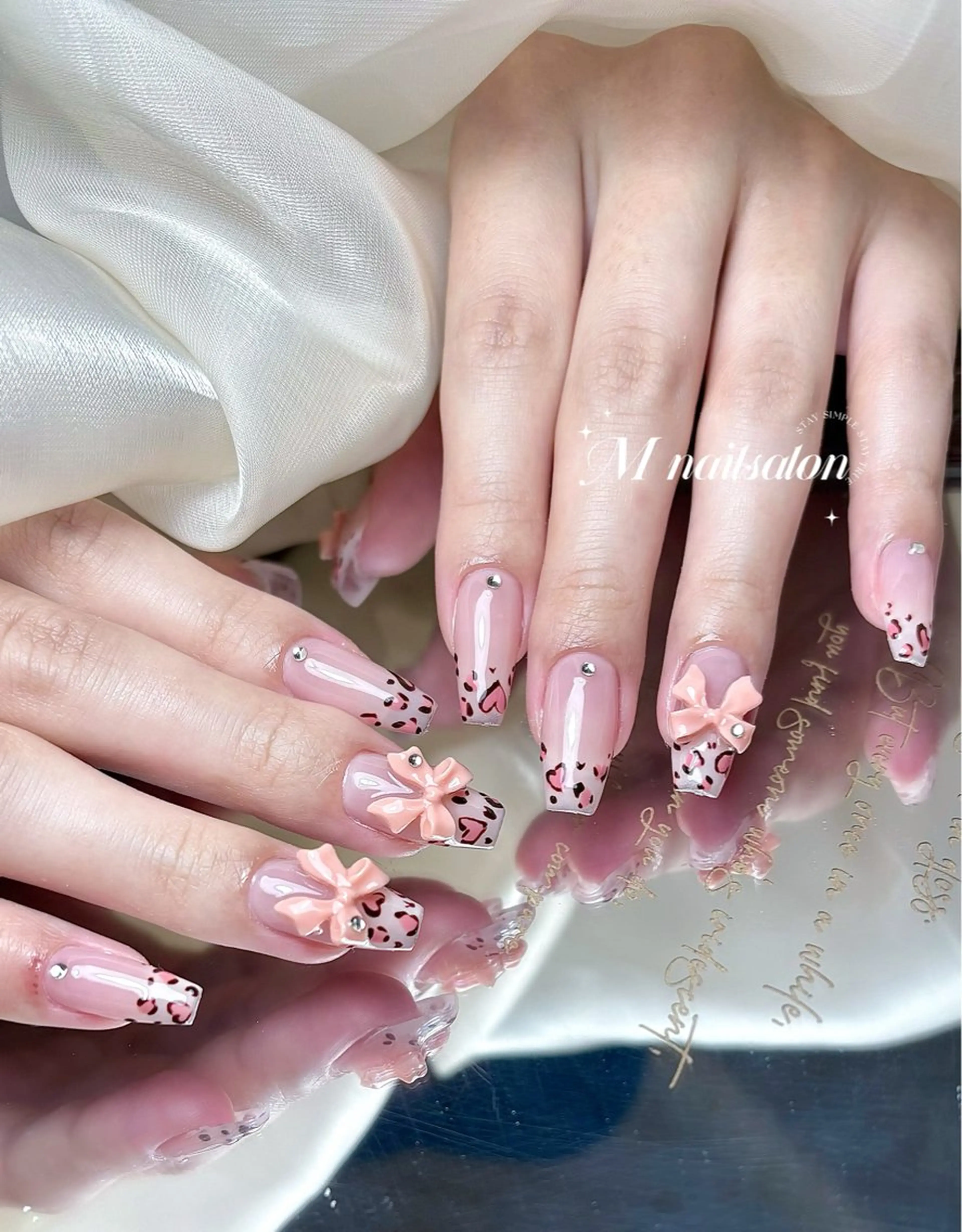 ネイル ハンドネイル M🌷nail 長さだし専門店のネイルデザイン