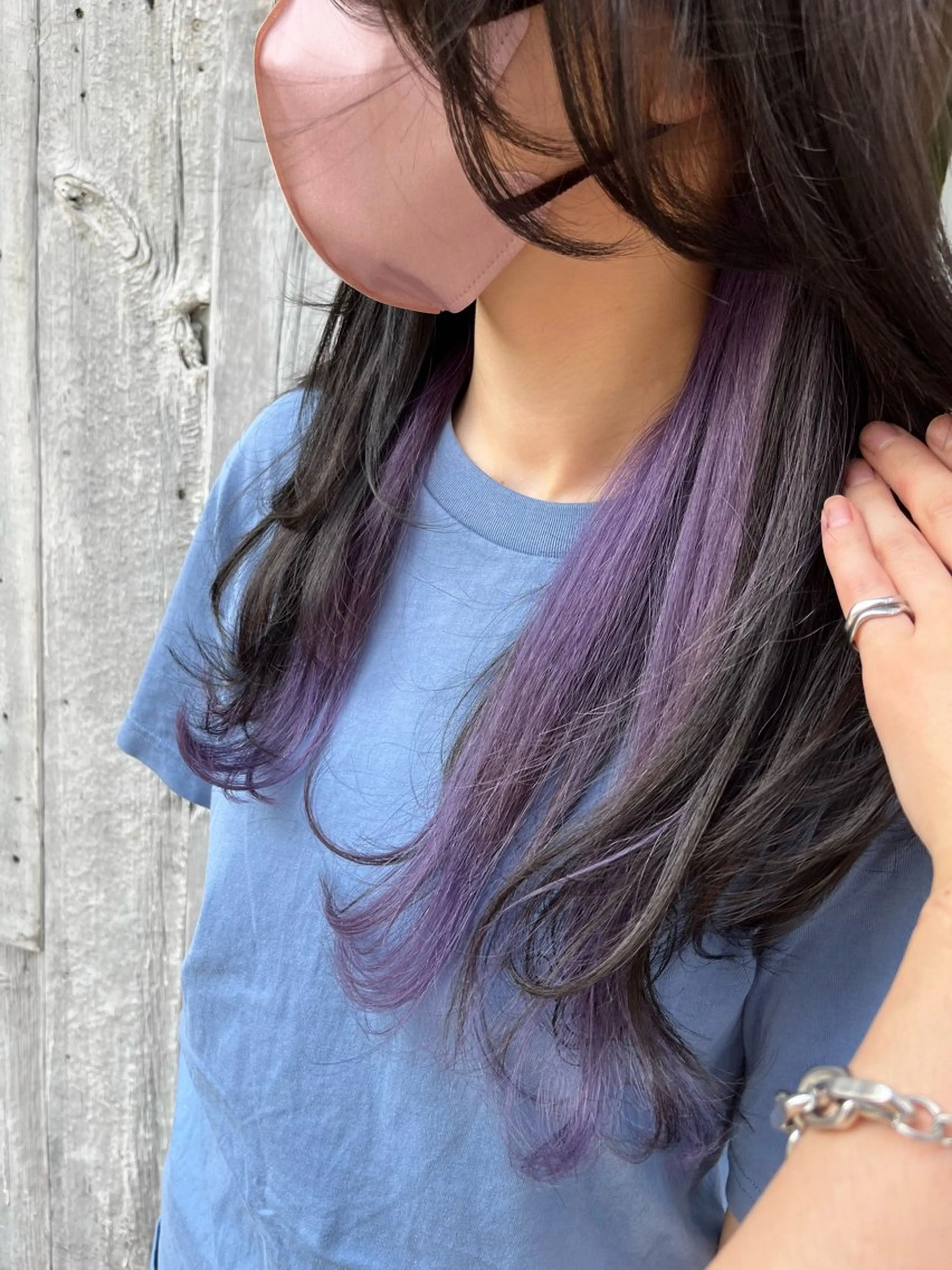 ロング カラー インナーカラー カット トリートメント ヘッドスパ 🫧ハイトーン/ ブリーチ🫧白石航汰のヘアスタイル