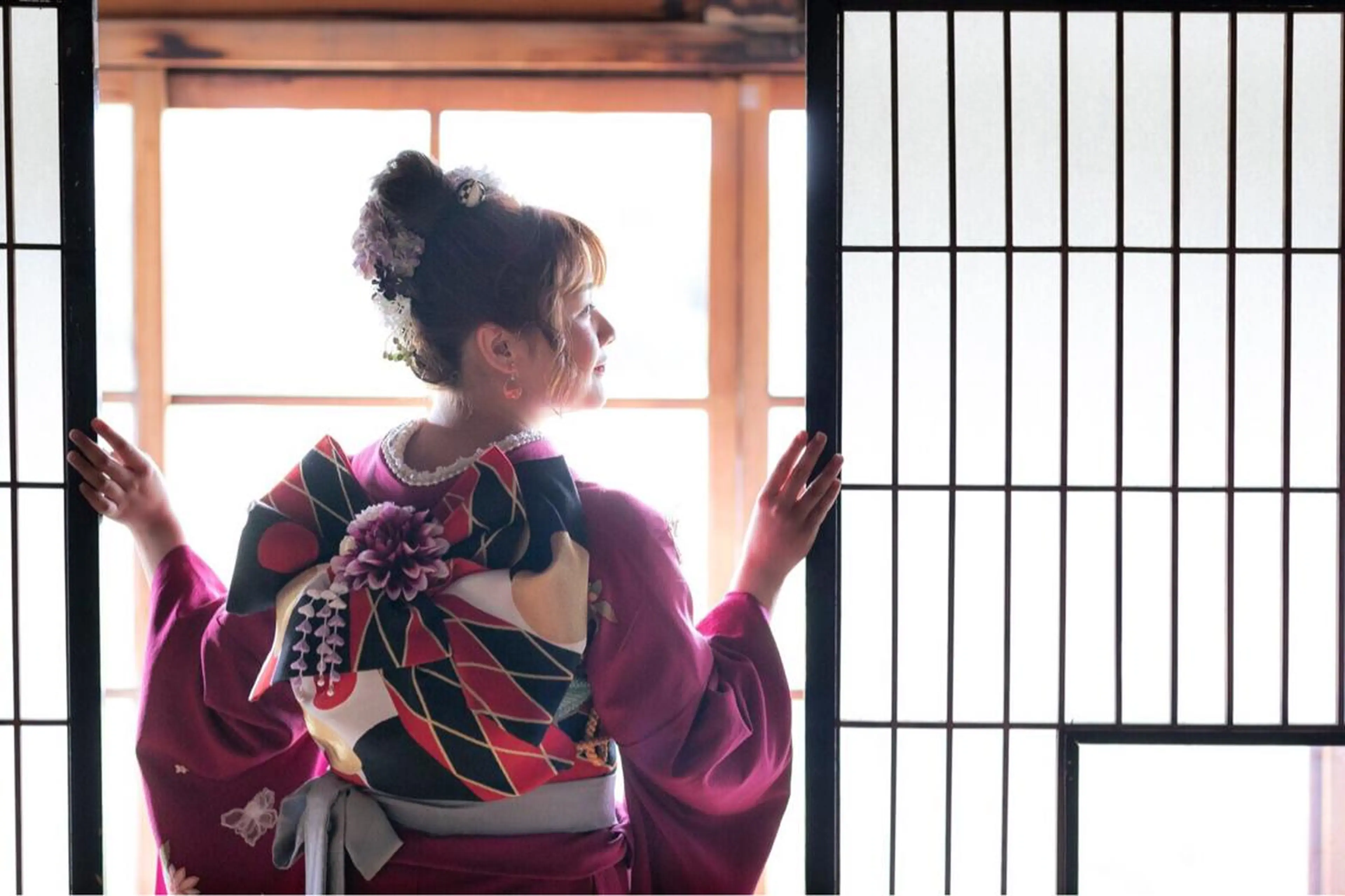 セミロング カラー ヘアアレンジ マツエク・マツパ 田中 佐枝子のヘアスタイル