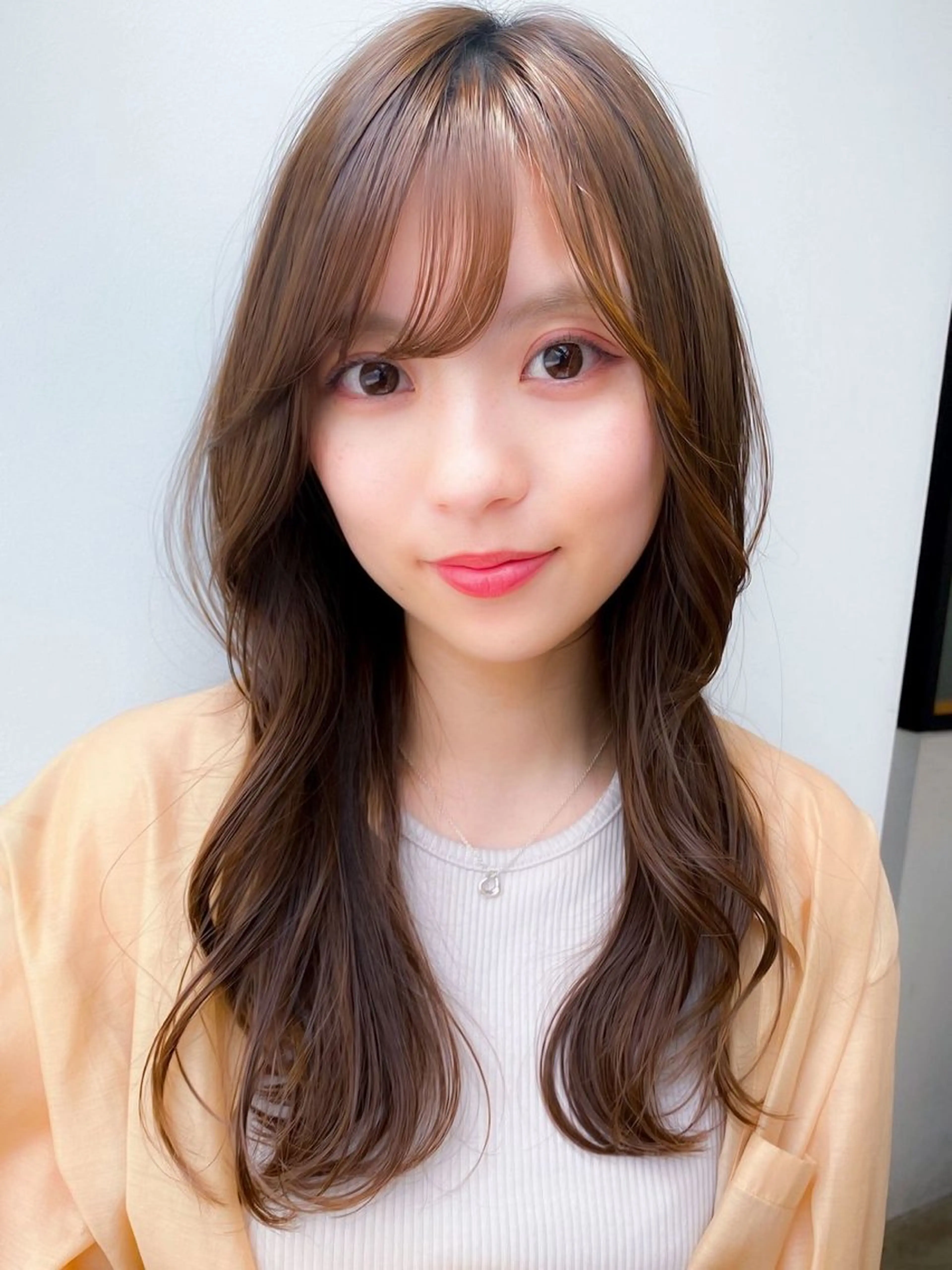 ロング カラー カット ヘアカラー トリートメント 艶カラー/縮毛矯正/ 鴨川育弥のヘアスタイル