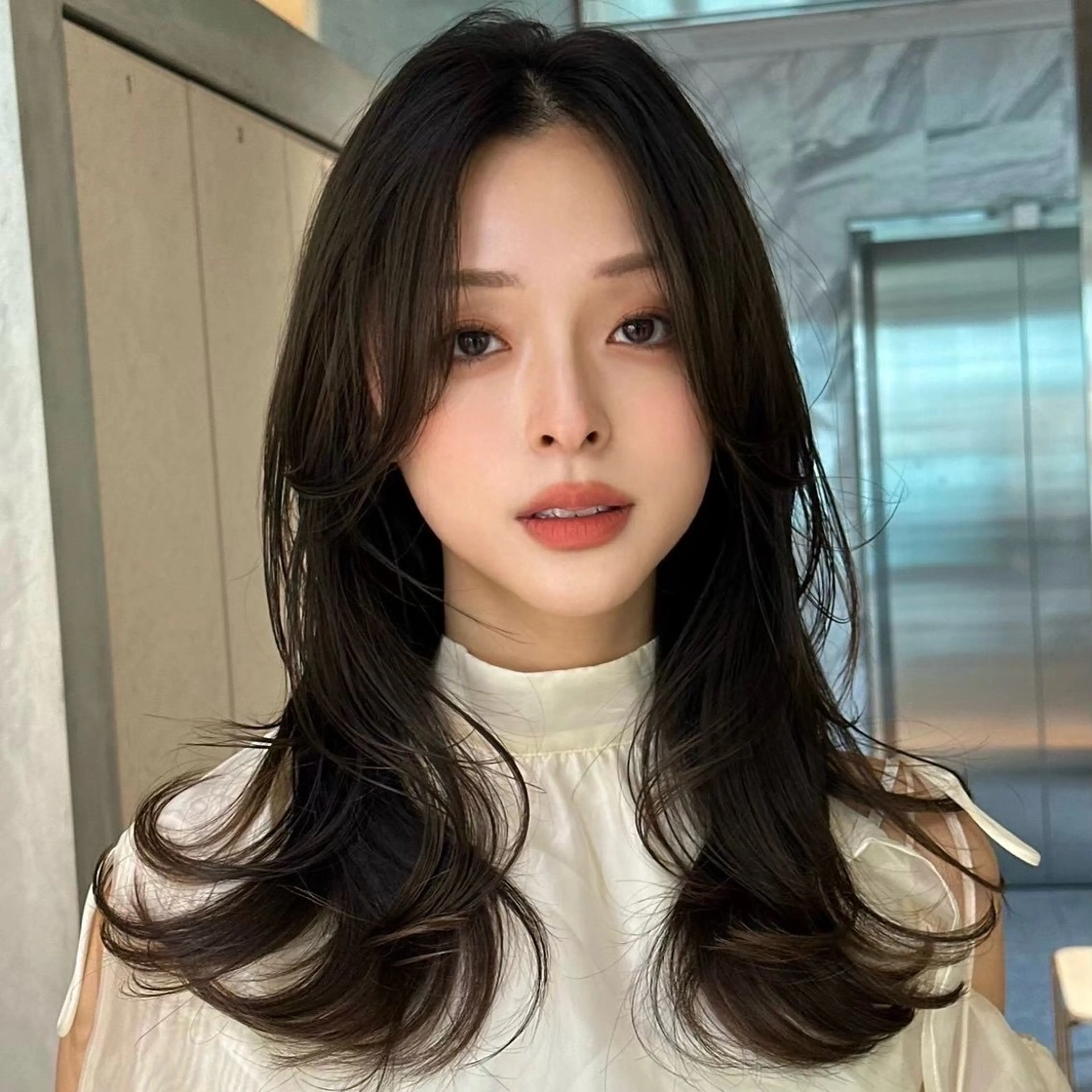 ロング ボブ／艶カラー ❣️マナミのヘアスタイル