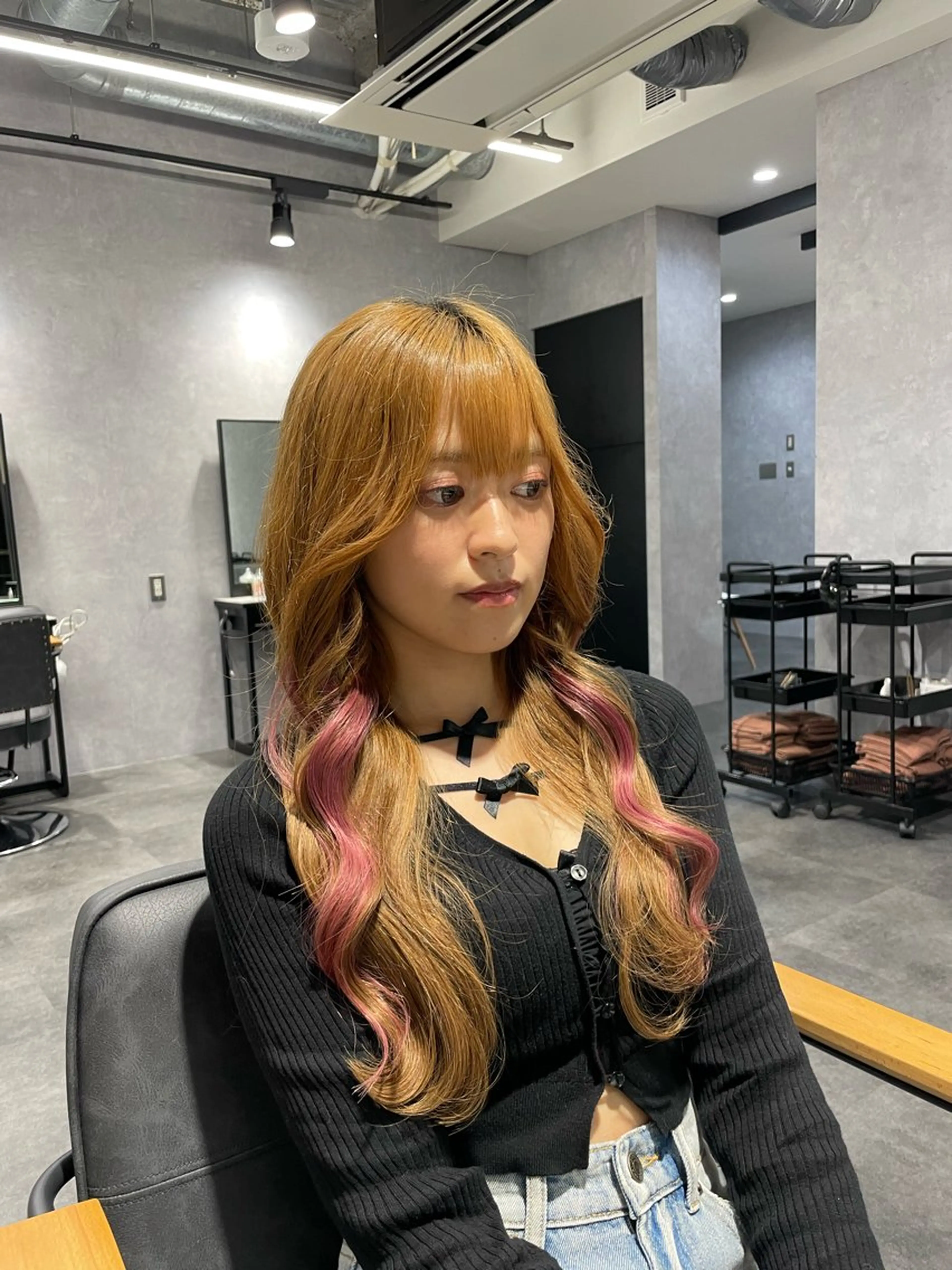 ロング エクステ 江田 悠真のヘアスタイル