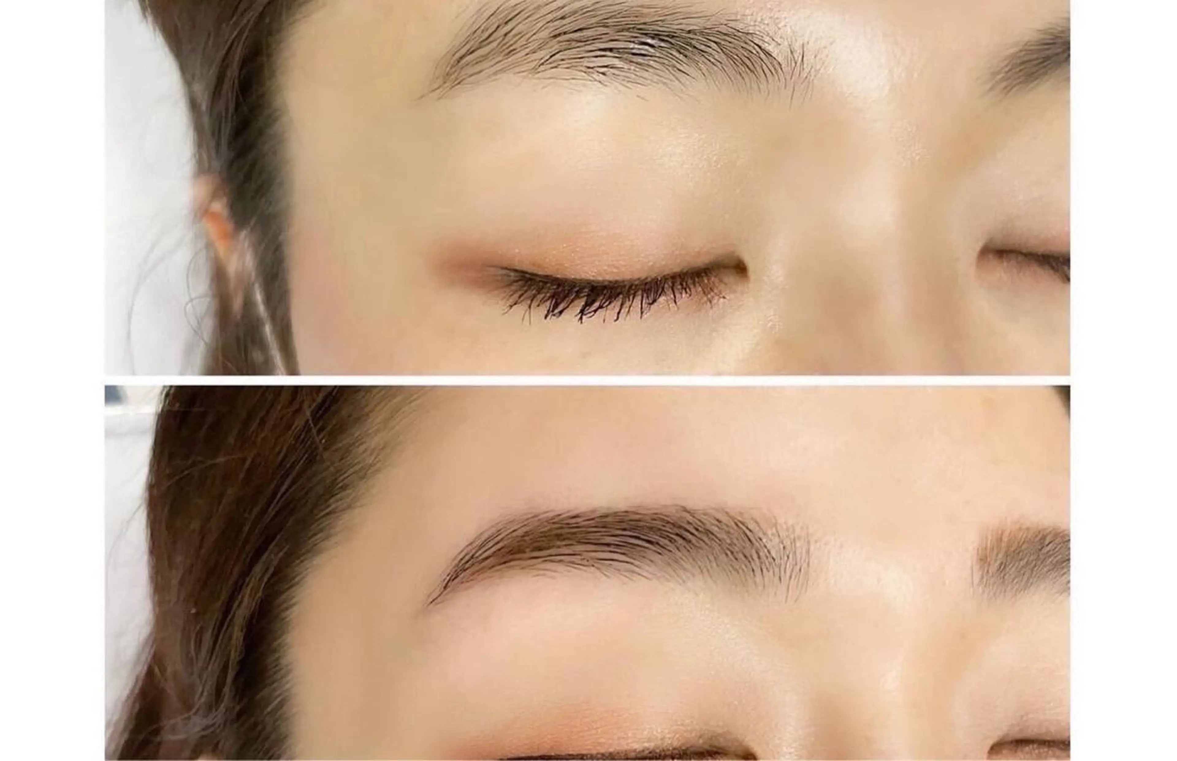 ＼minimo限定／次世代アイブロウ くハリウッドブロウリフト＞ 眉毛の毛流れ自由自在。Waxとメイクで仕上げ。の写真
