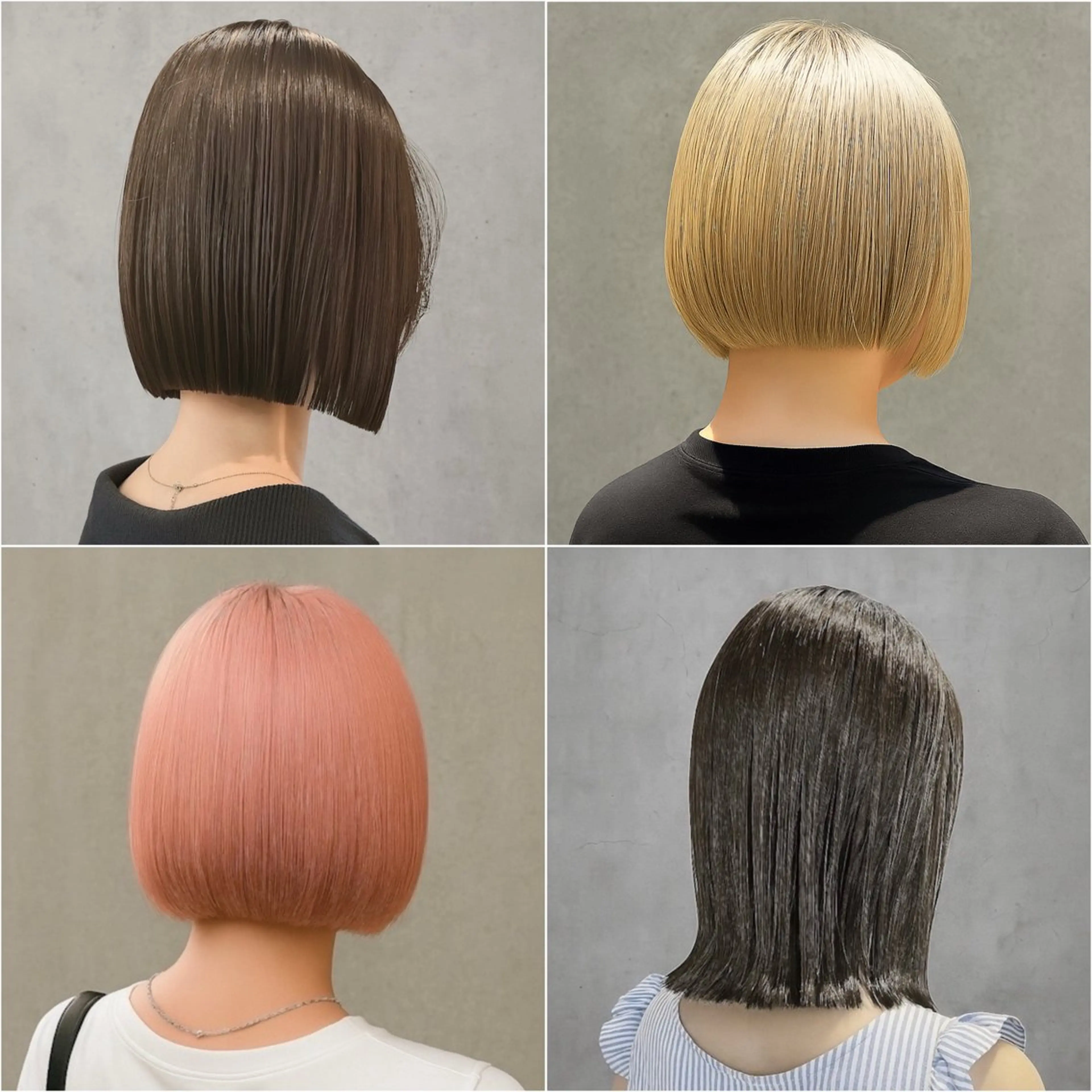 ショート カラー ブリーチ ボブ 髪質改善 レイヤーカット 縮毛矯正 カット ヘアカラー トリートメント 清水優/ボブ /レイヤーボブのヘアスタイル