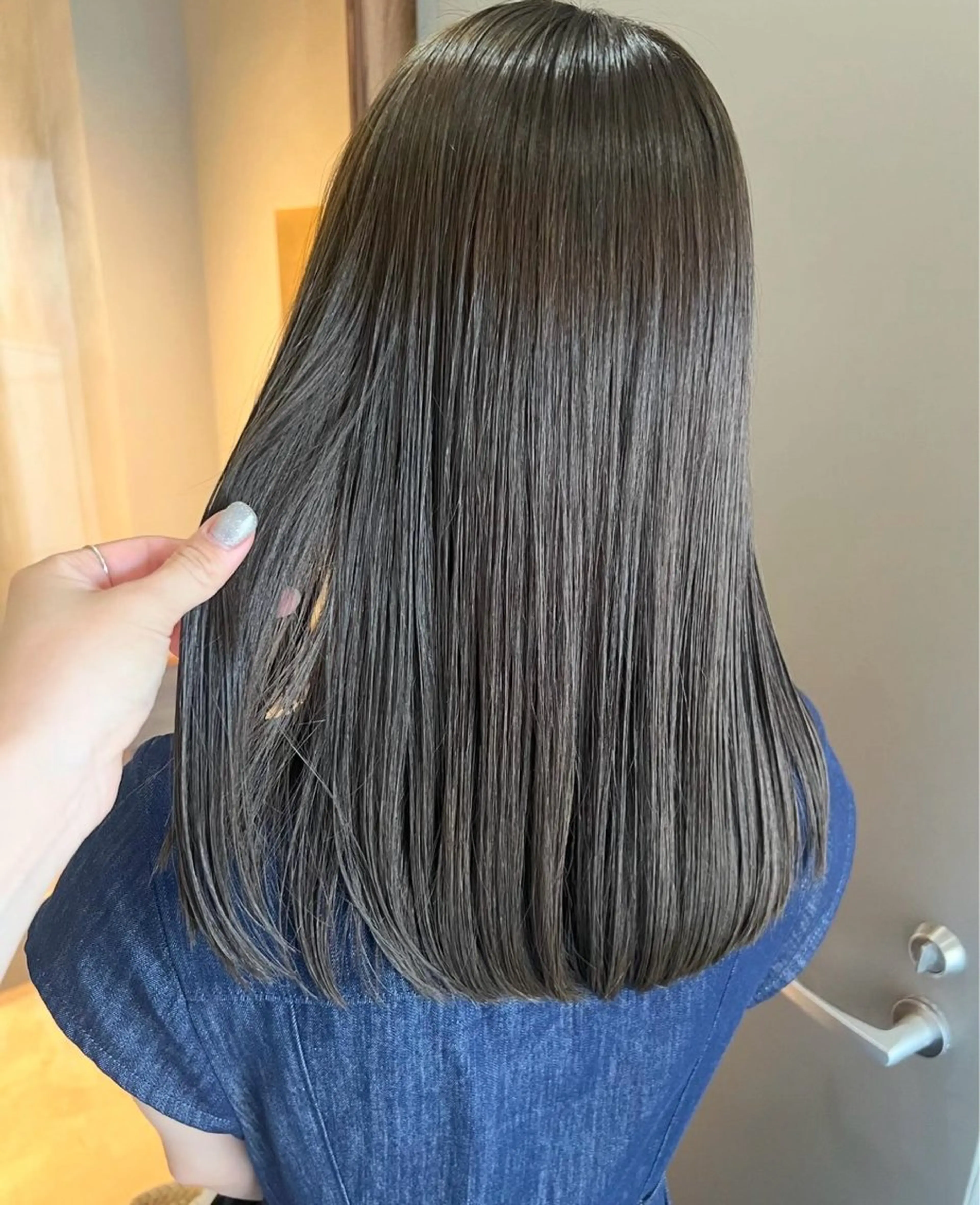 セミロング カラー カット ヘアカラー トリートメント akane/ボブ /ブラウンベージュのヘアスタイル