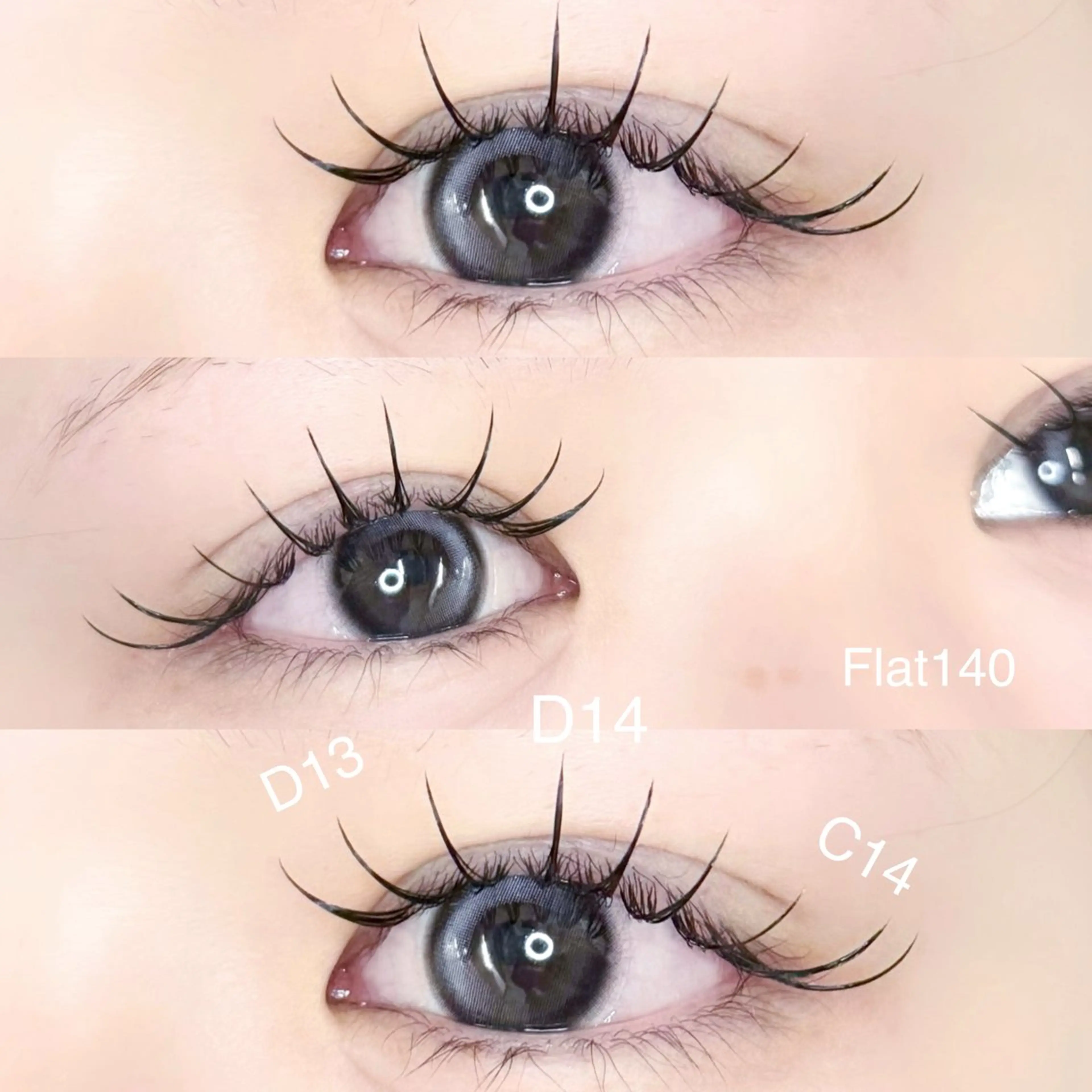 マツエク・マツパ フラットラッシュ マツエク ゆいな 💖のマツエク・マツパデザイン