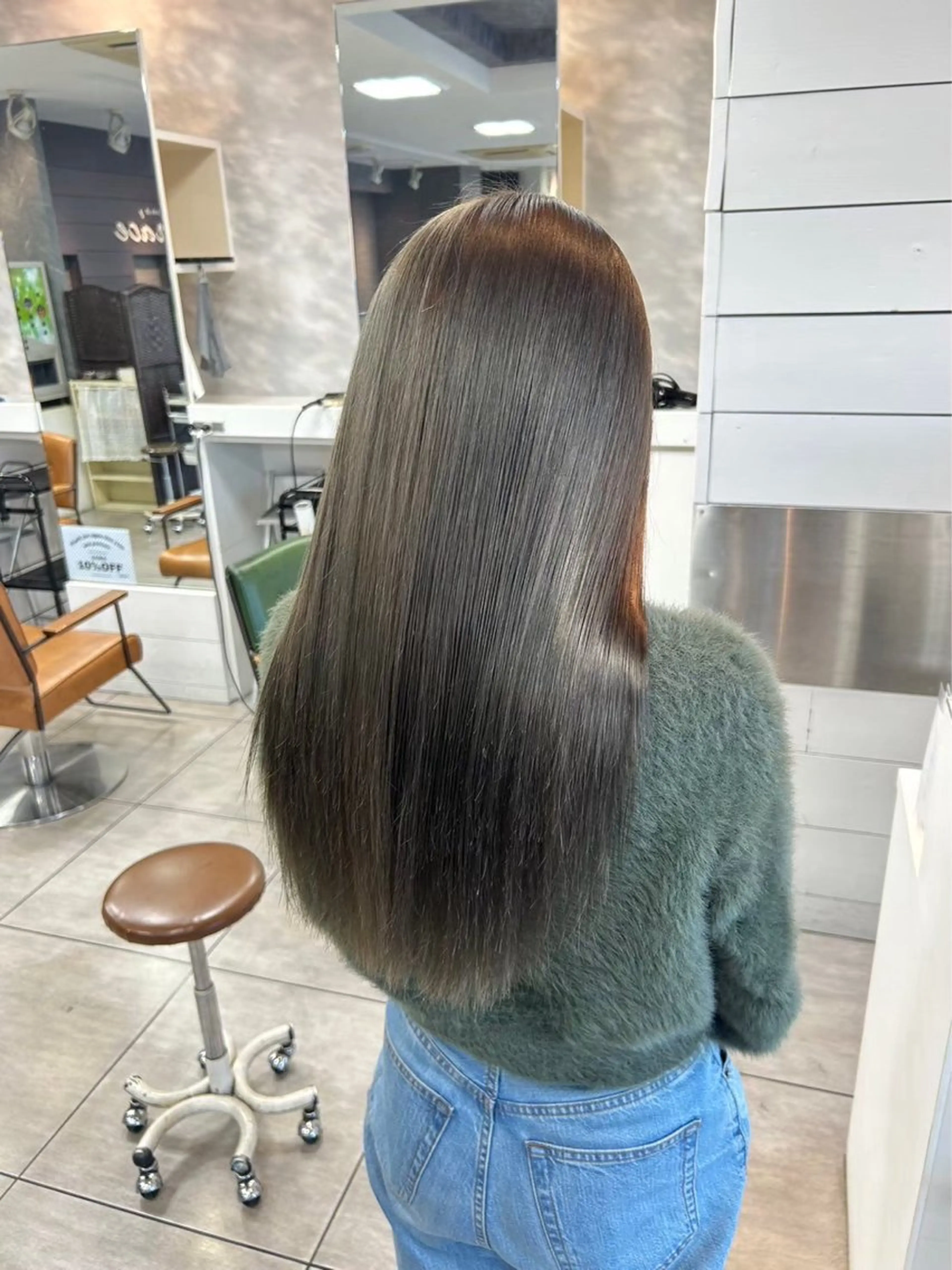 ロング カット 縮毛矯正 トリートメント 縮毛矯正✖髪質改善 仁木伸明のヘアスタイル