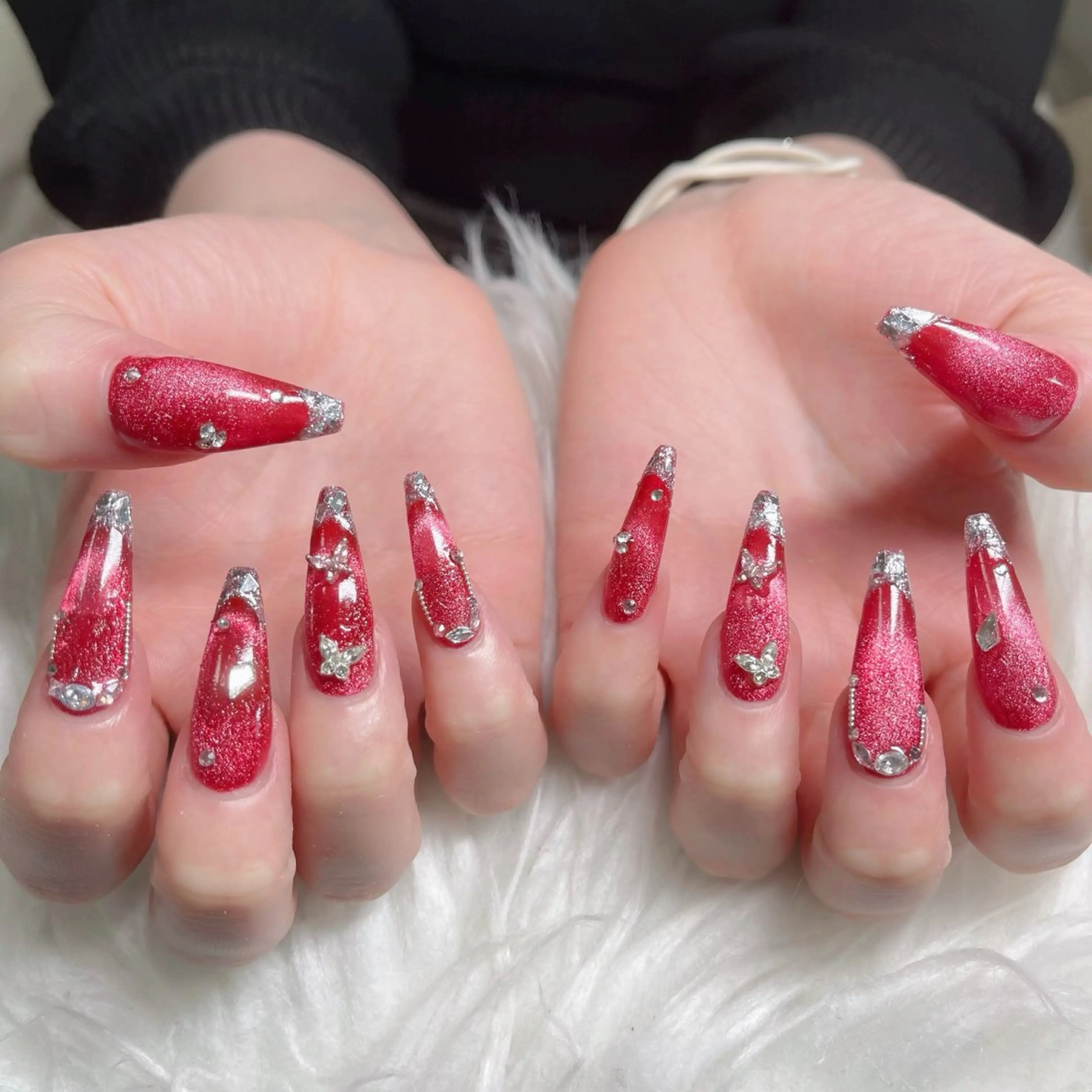 ネイル フットネイル フレンチネイル グラデーション 韓国ネイル ロングネイル ハンドネイル Hani Nail Salonのネイルデザイン