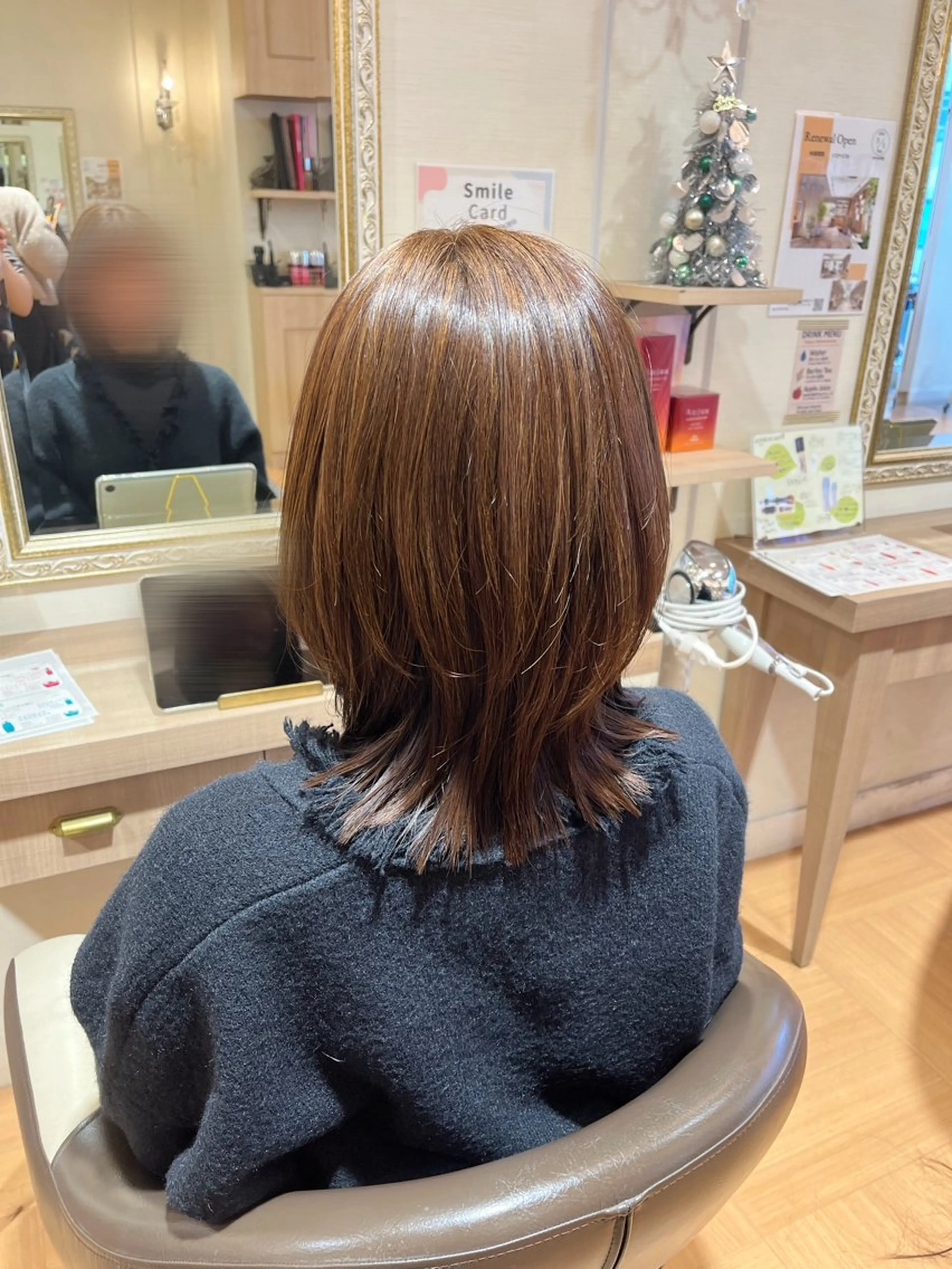 ミディアム Ha naのヘアスタイル