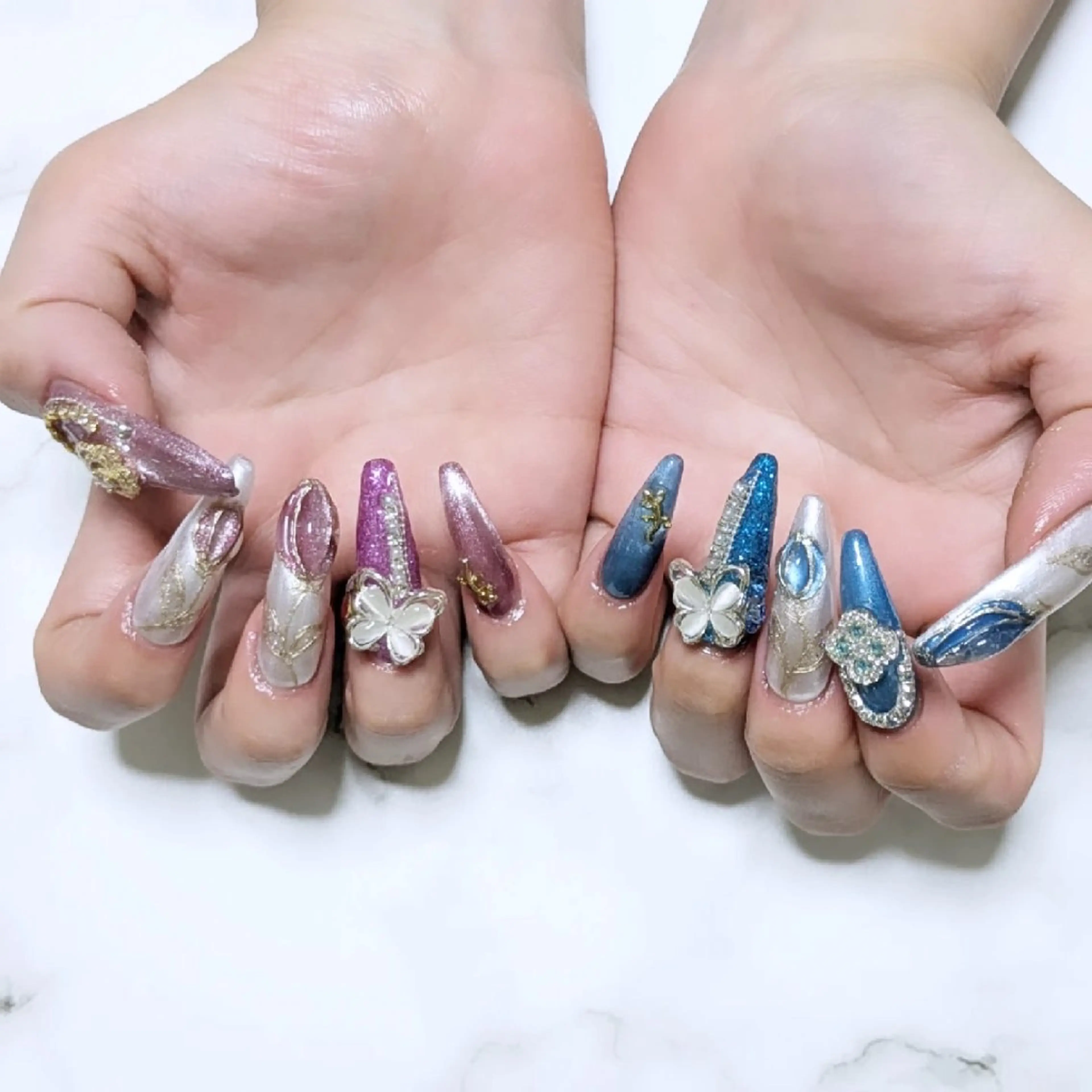 ネイル ハンドネイル Lily nail 船橋 yuki🍒のネイルデザイン