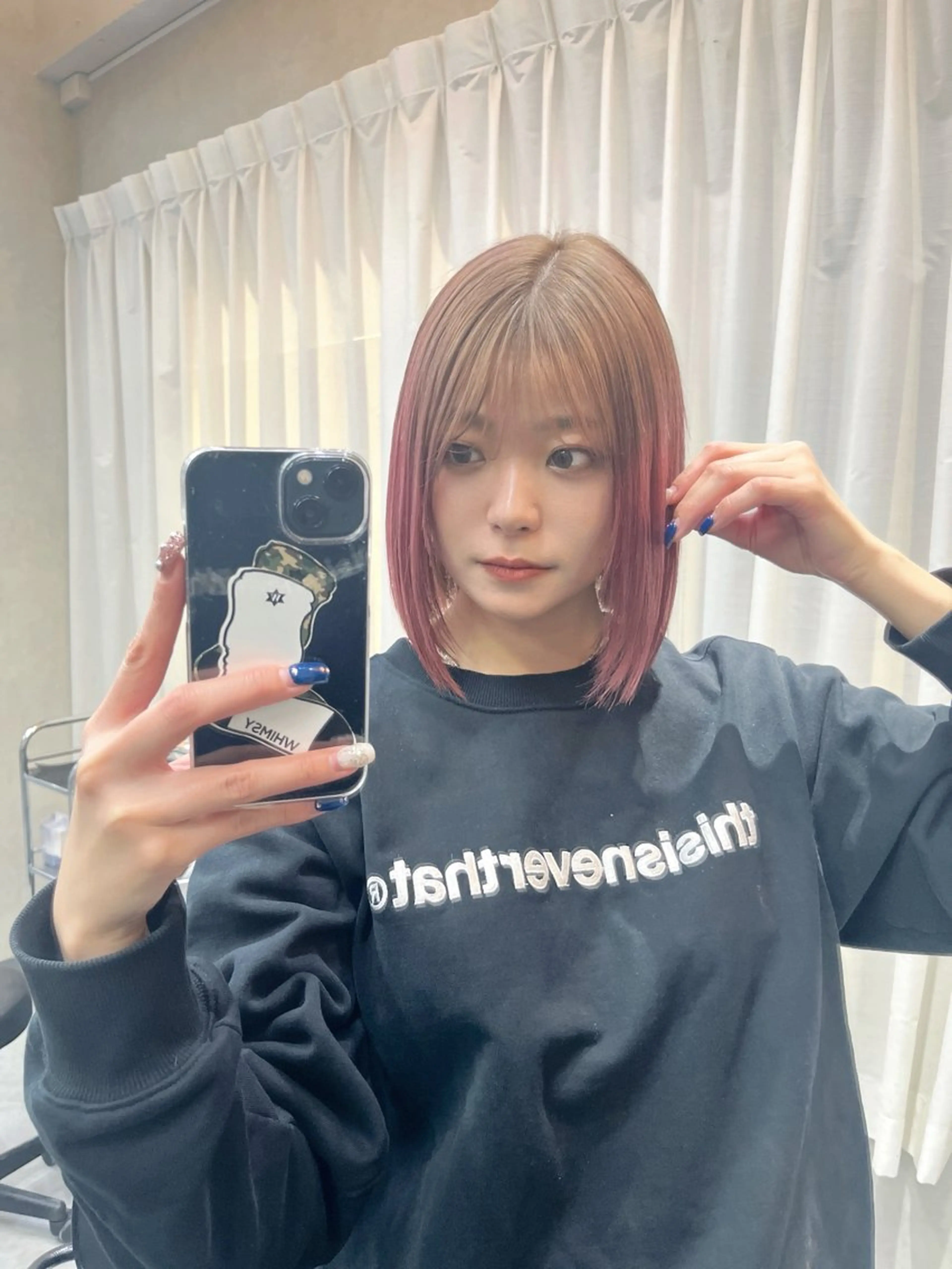 ロング カラー ハイトーン髪質改善 🫧大阪/kanonのヘアスタイル