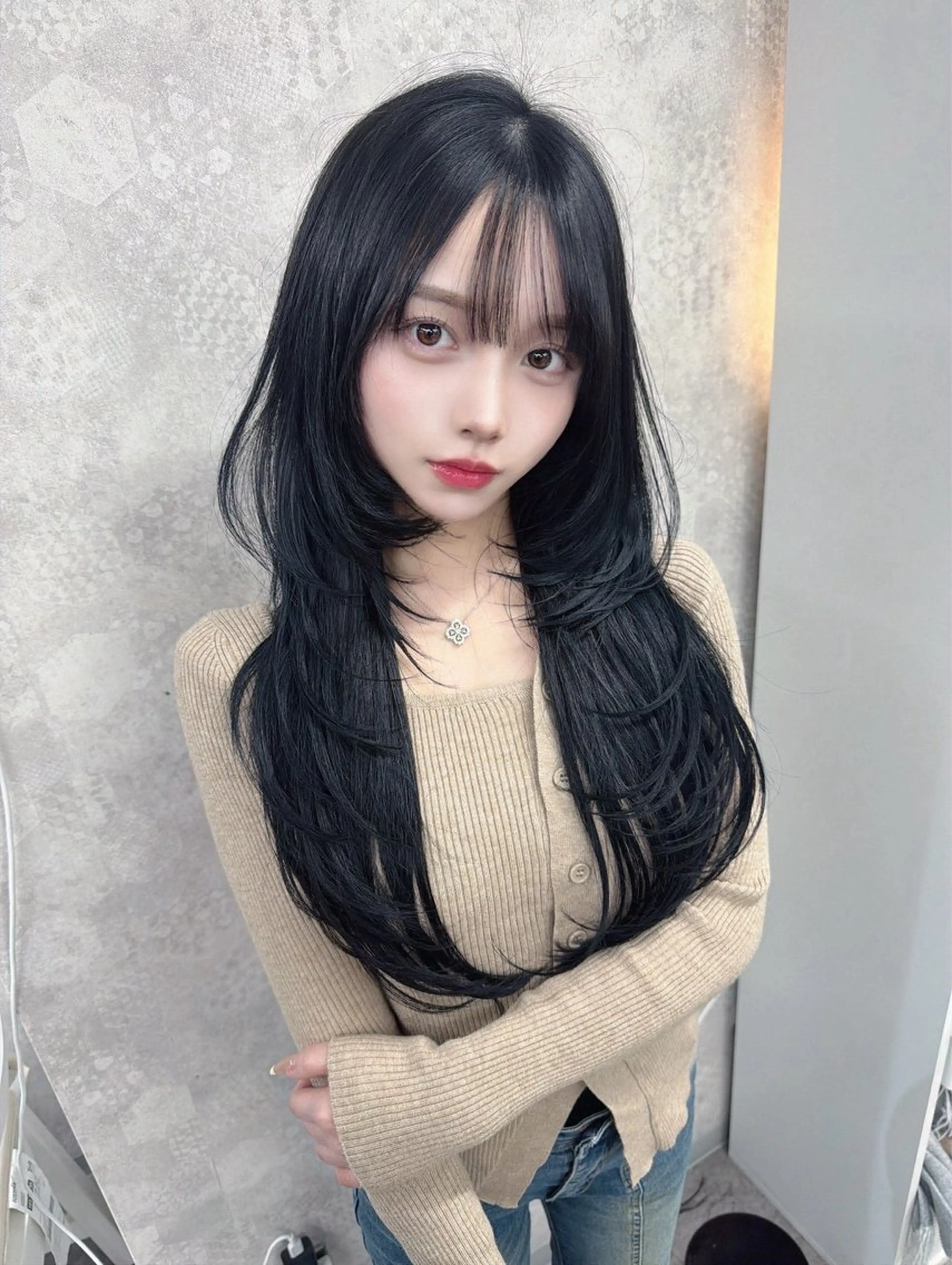 【🖤韓国式ウルフカット🖤】レディースハッシュカット🫧の写真