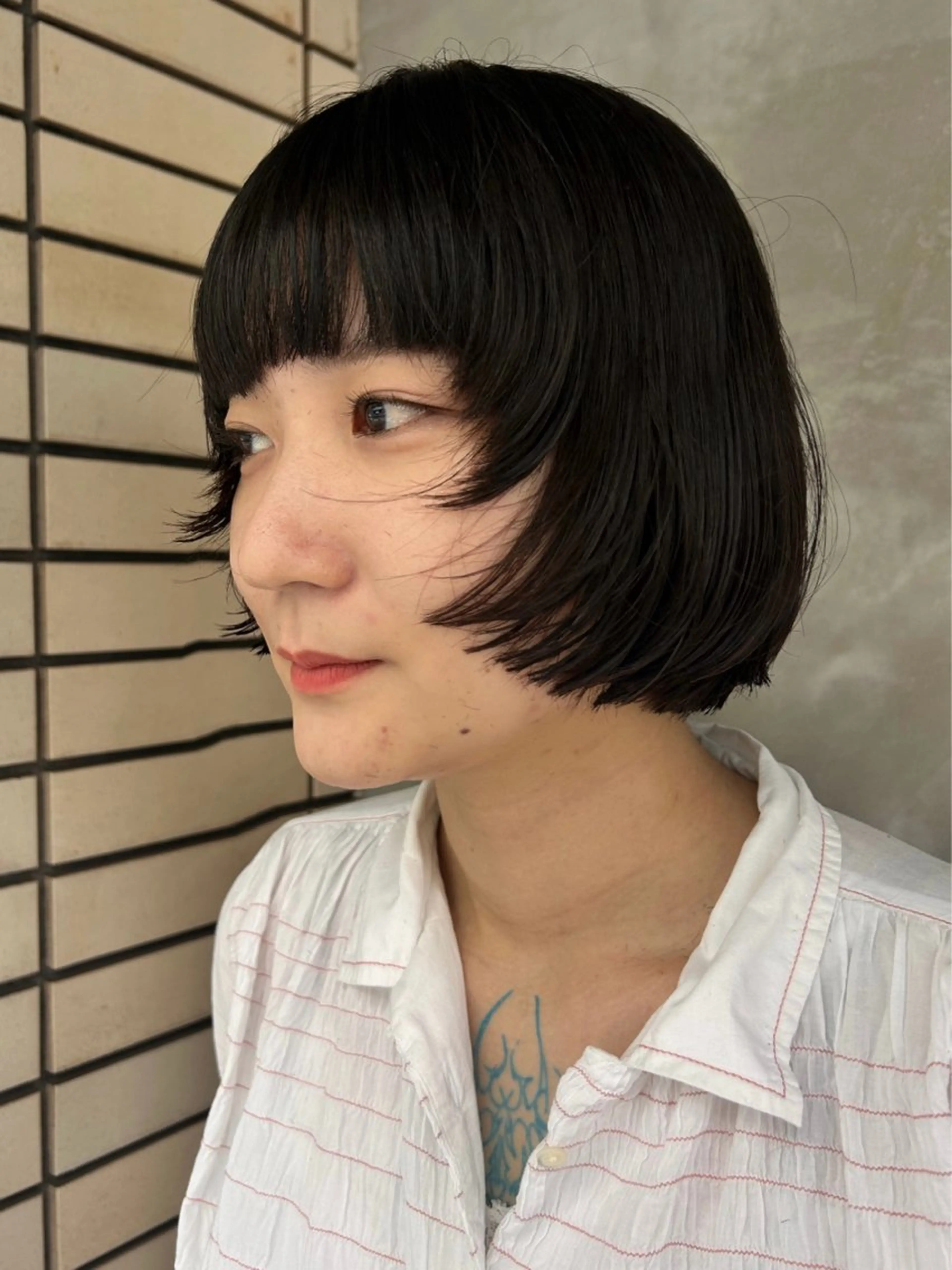 ショート デザインカット/ パーマ/nanaのヘアスタイル