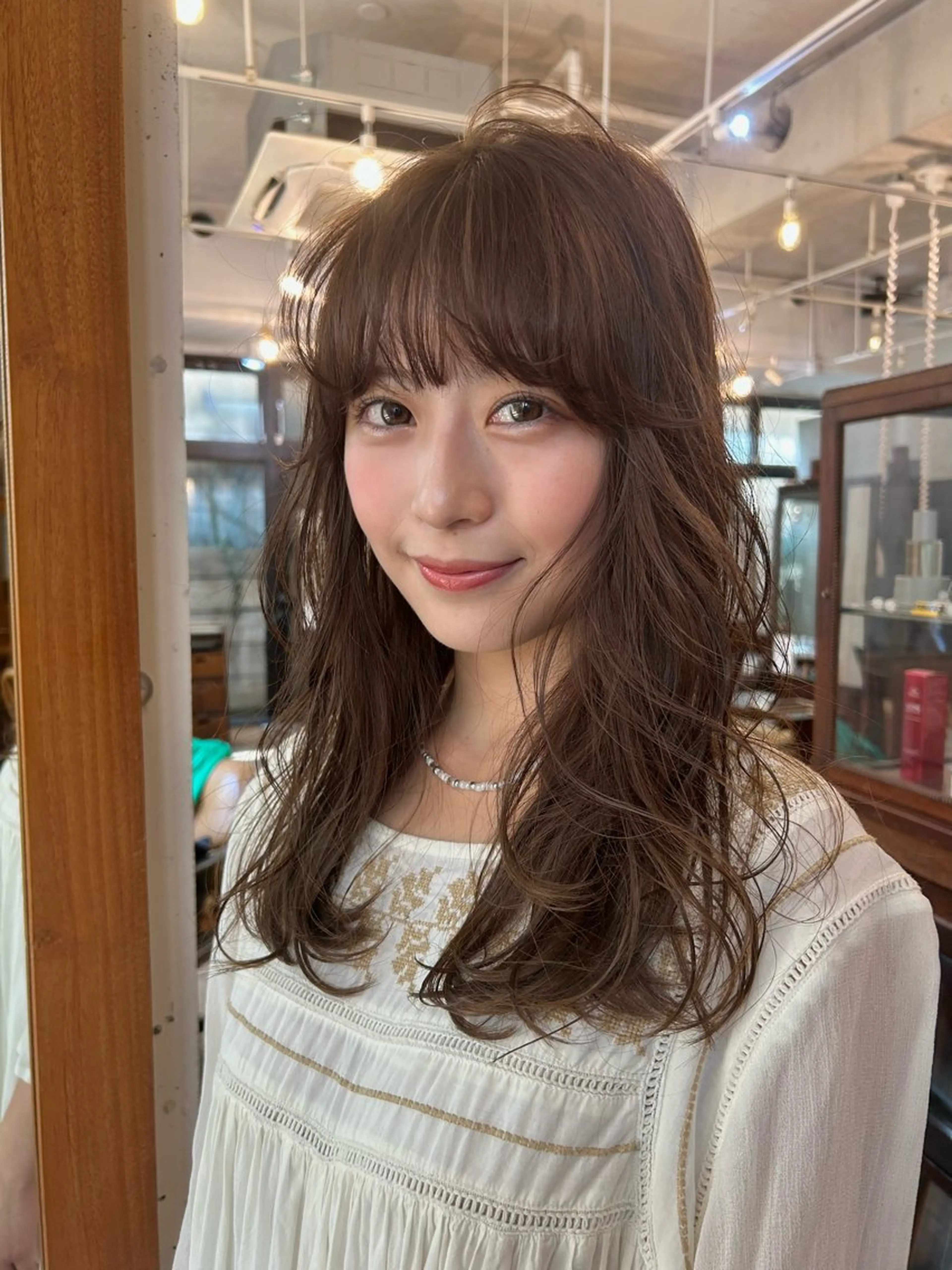 ロング カラー ベージュカラー ブリーチ ブリーチなしカラー 透明感カラー 🦙なりたりみのヘアスタイル