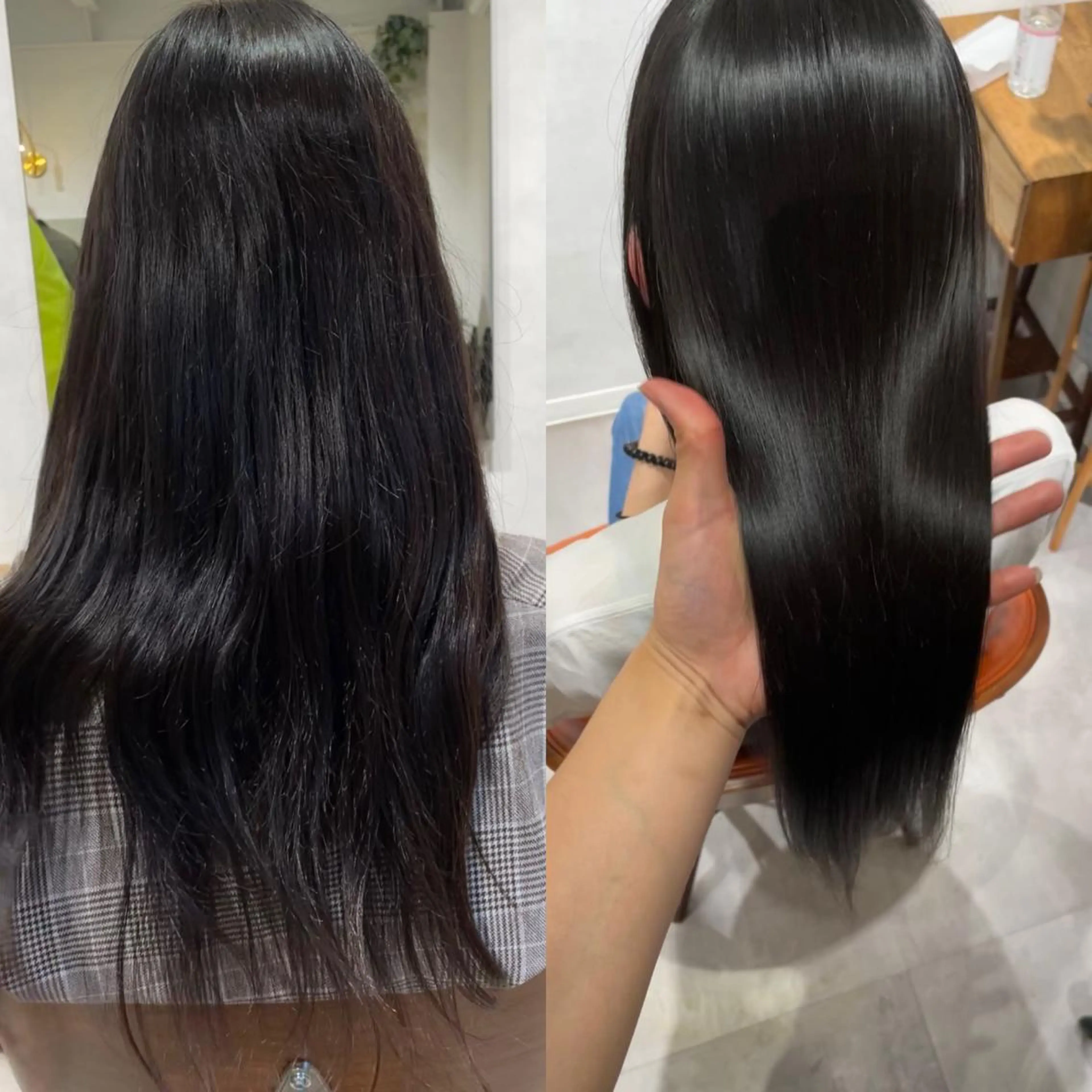 セミロング 神崎 夢羽のヘアスタイル