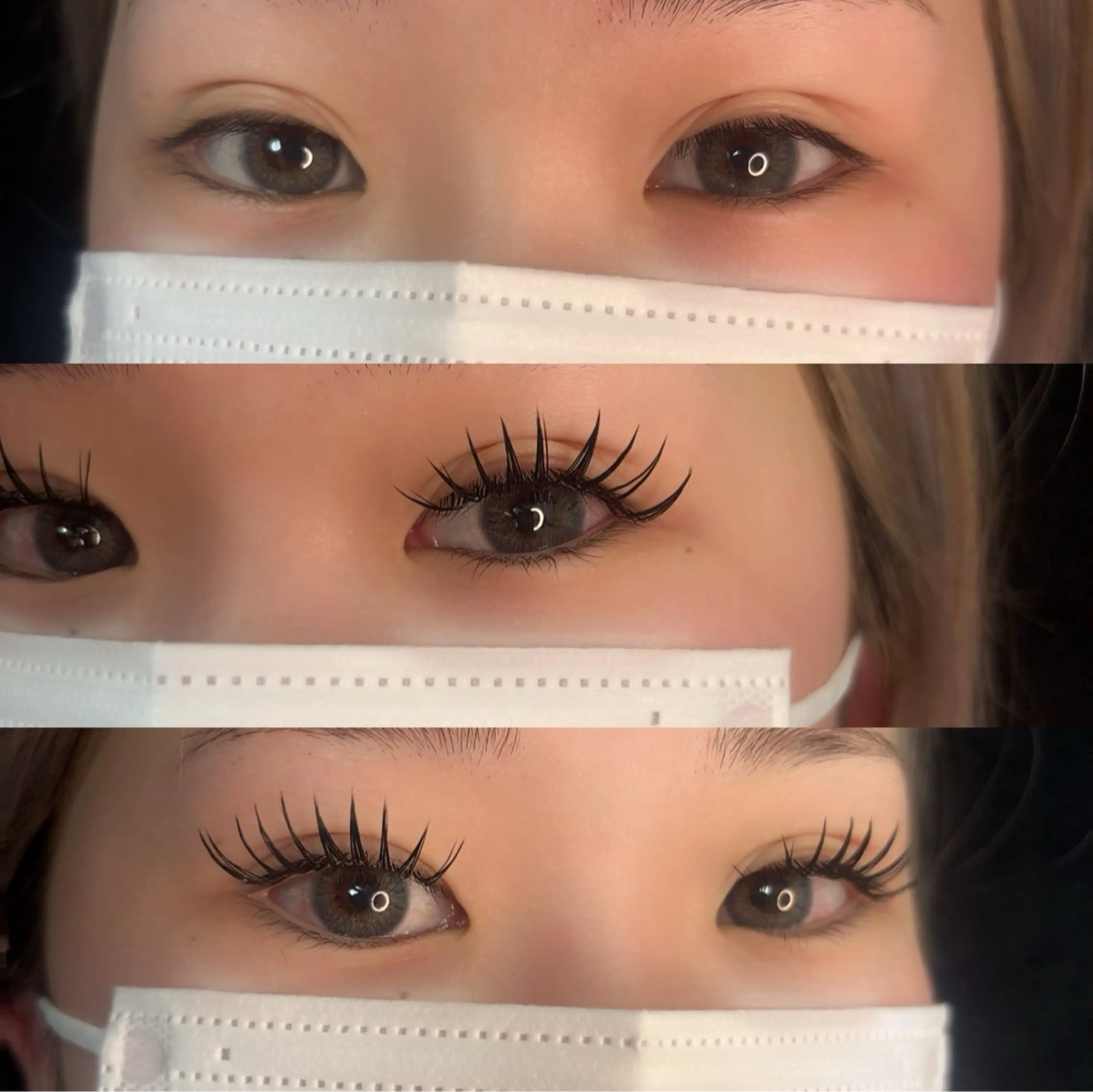 マツエク・マツパ Lカール 一重×まつ毛パーマ マツエク linda なみのマツエク・マツパデザイン